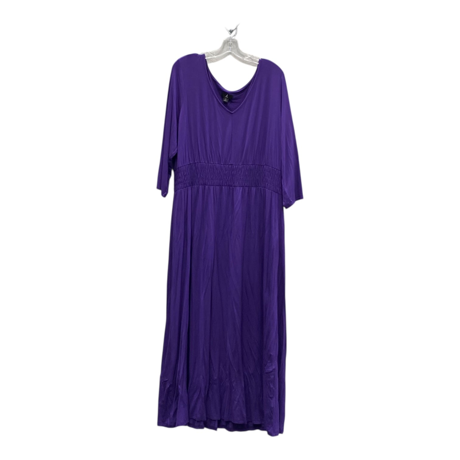 jason wu purple dress Jason Wu Collection Sleeveless Ruched Draped Jersey Midi Dress