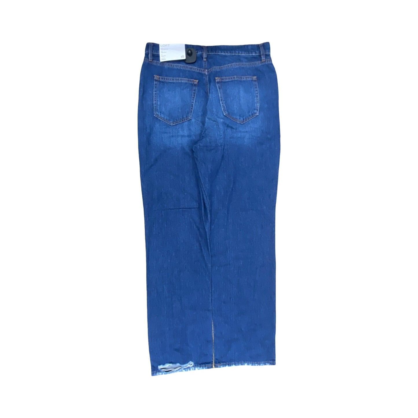 Jeans Boyfriend By Loft In Blue Denim, Size:30