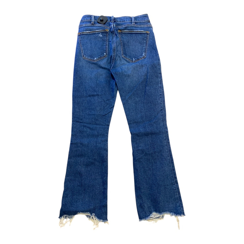 Jeans Cropped By Abercrombie And Fitch In Blue Denim, Size:2