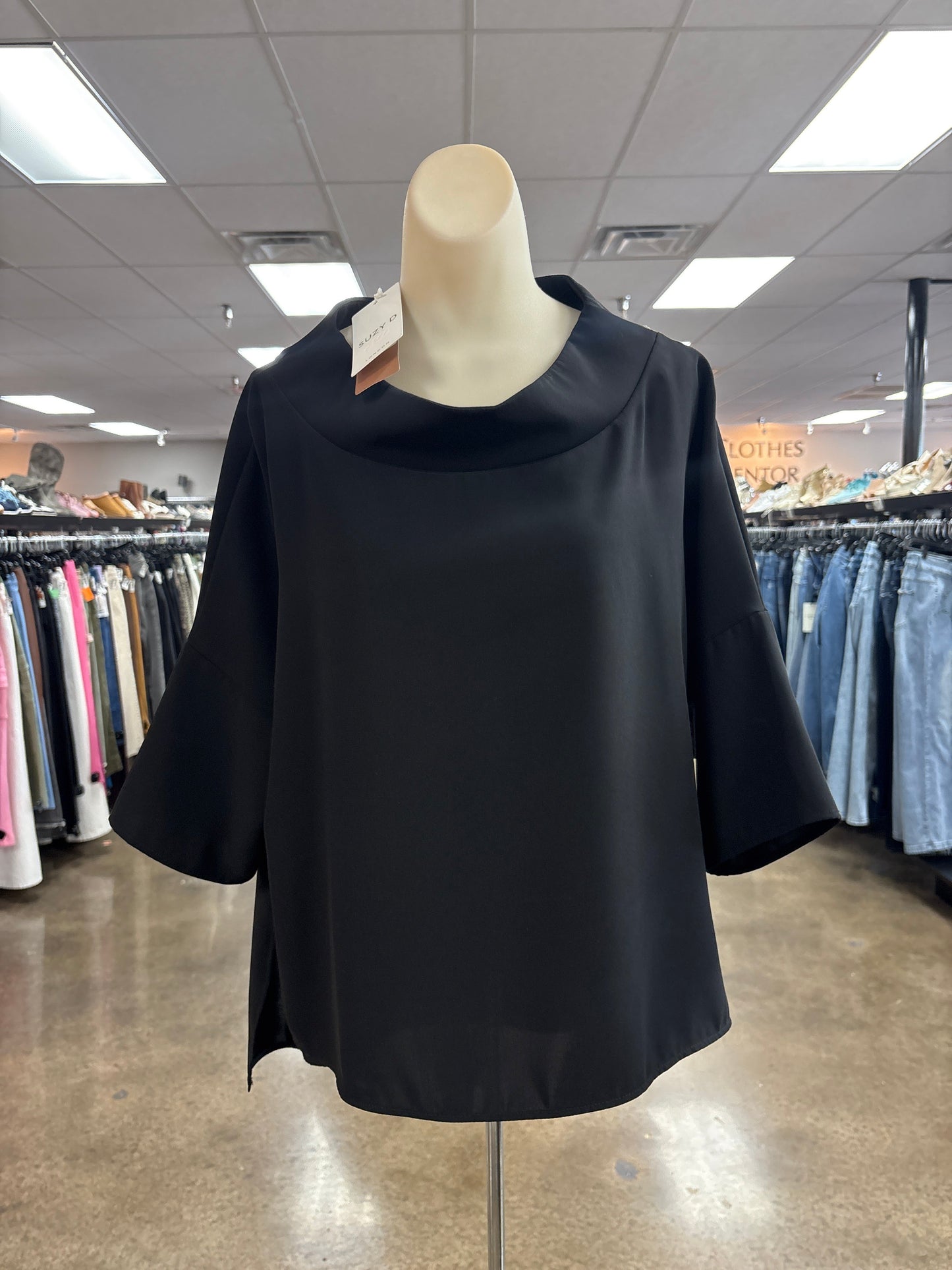 Top Ss By Clothes Mentor In Black, Size:L
