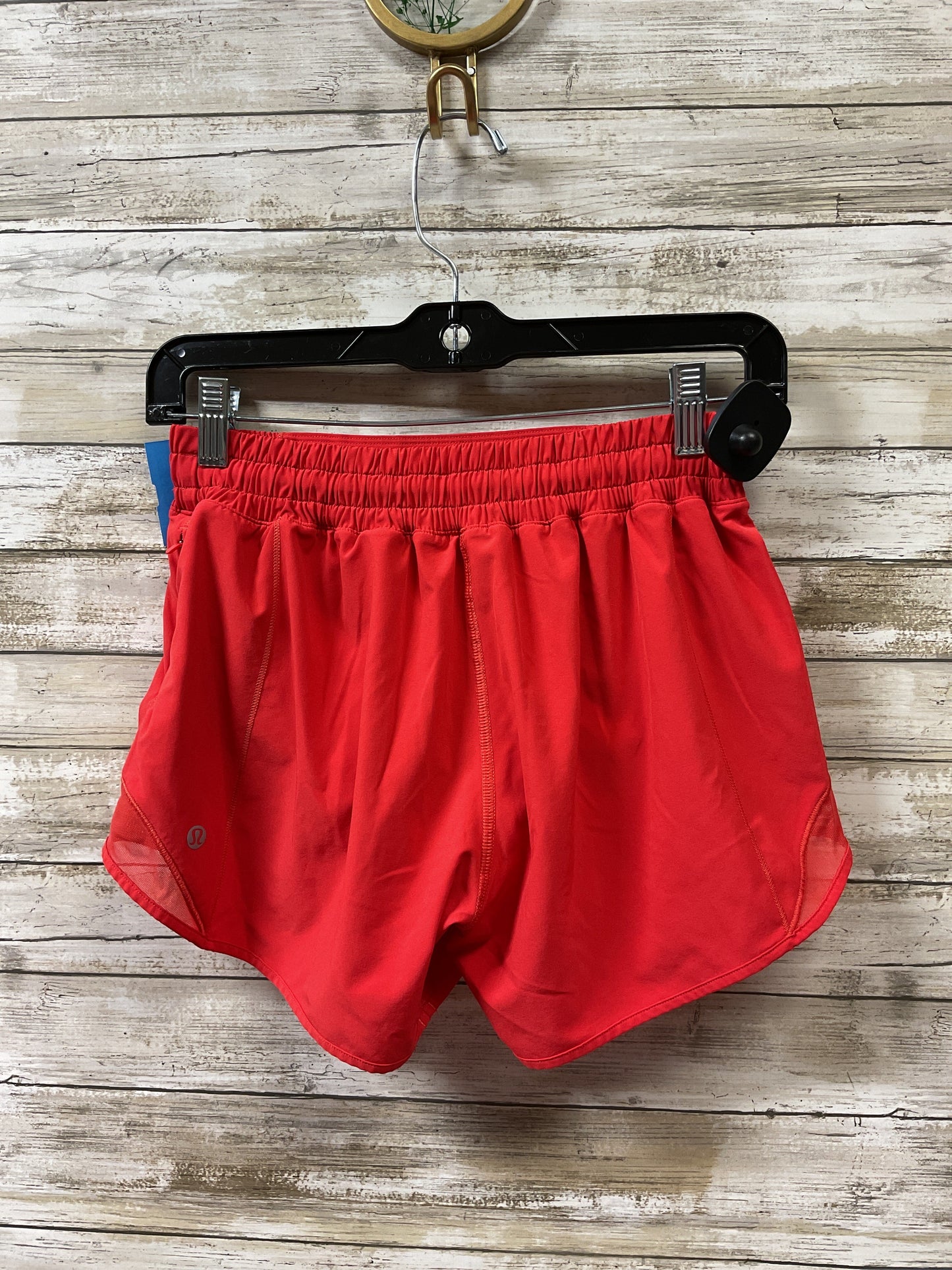 Athletic Shorts By Lululemon In Red, Size:6