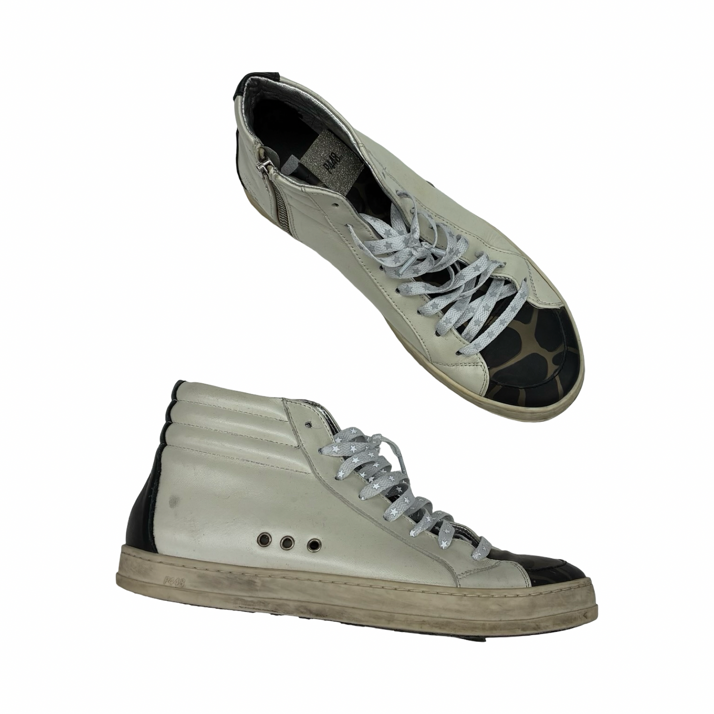 Shoes Sneakers By P448 In Brown & Cream, Size:7.5
