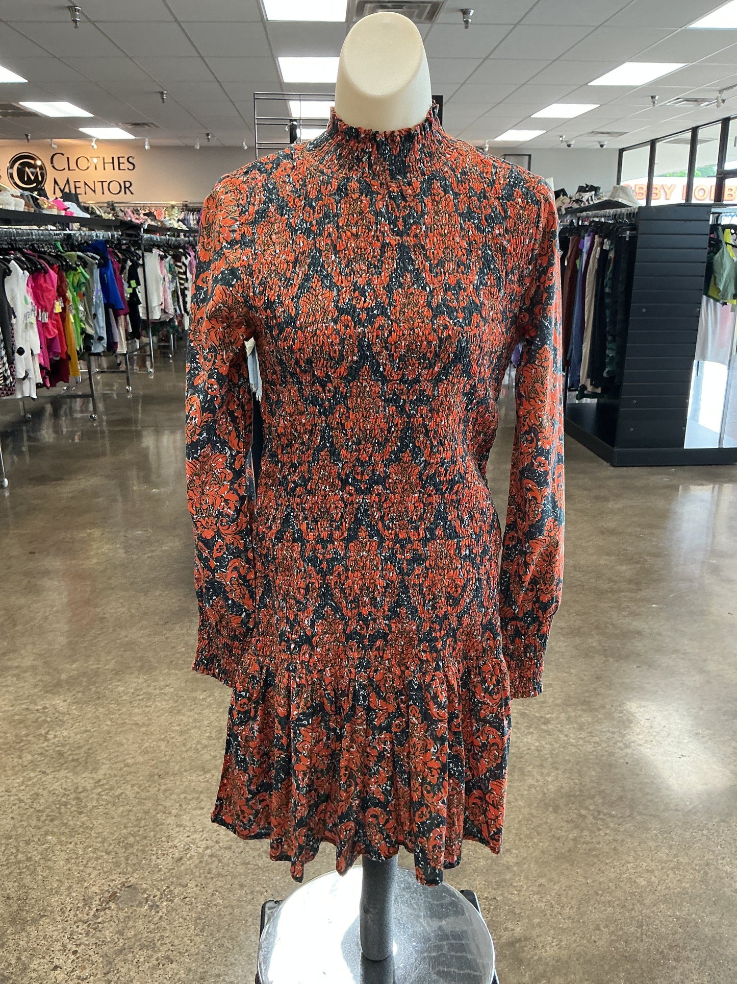 Dress Casual Short By Clothes Mentor In Blue & Orange, Size:Xs