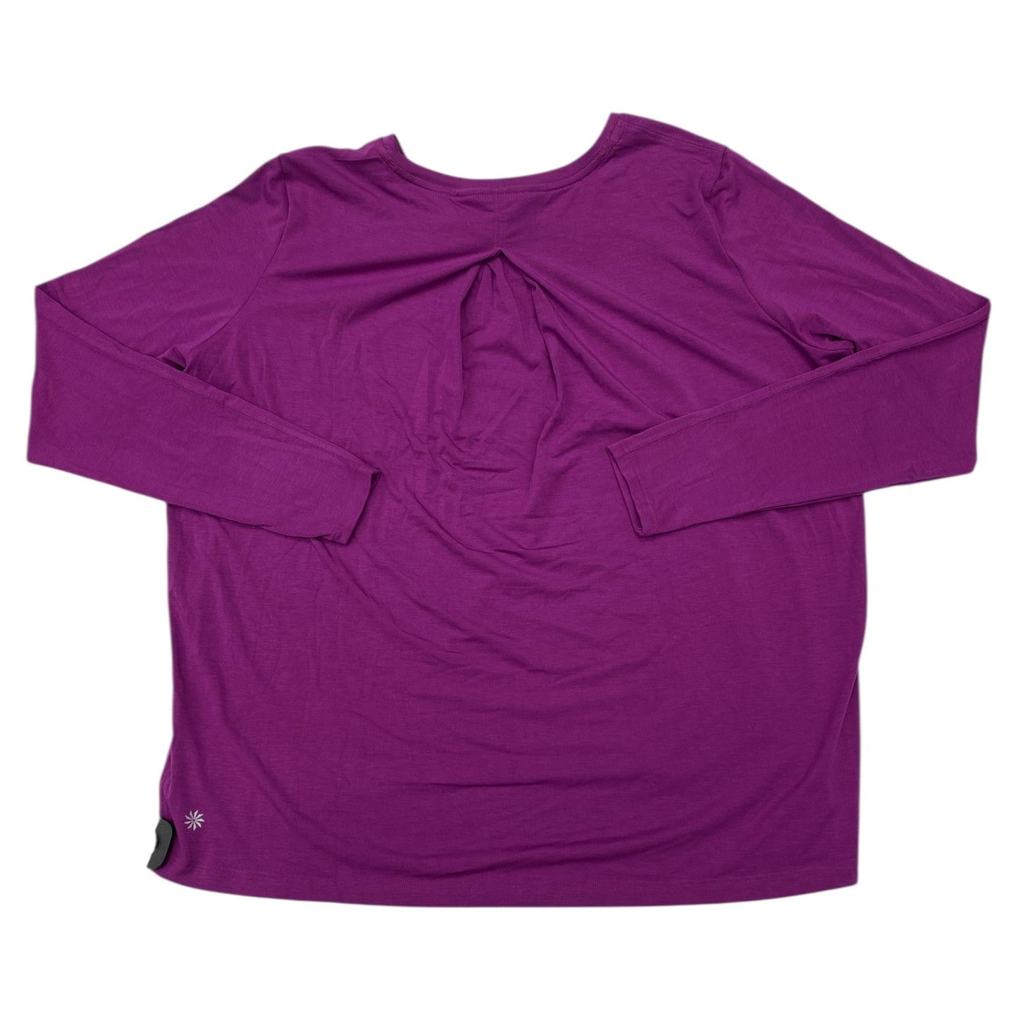 Athletic Top Ls Crewneck By Athleta In Purple, Size:S