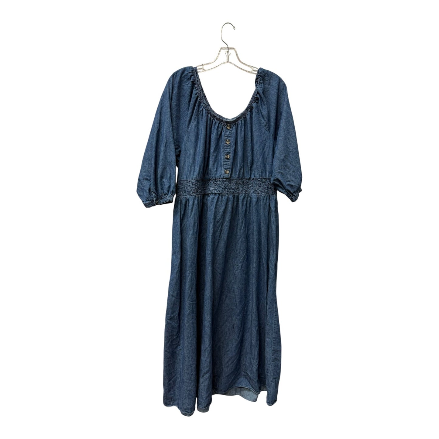 Dress Casual Maxi By Falls Creek In Blue, Size:2X