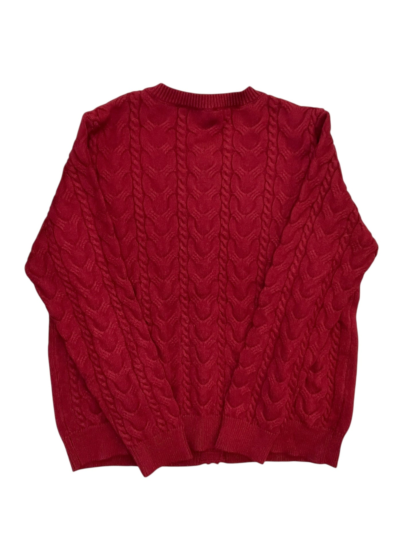 Cardigan By Cyrus In Red, Size:M