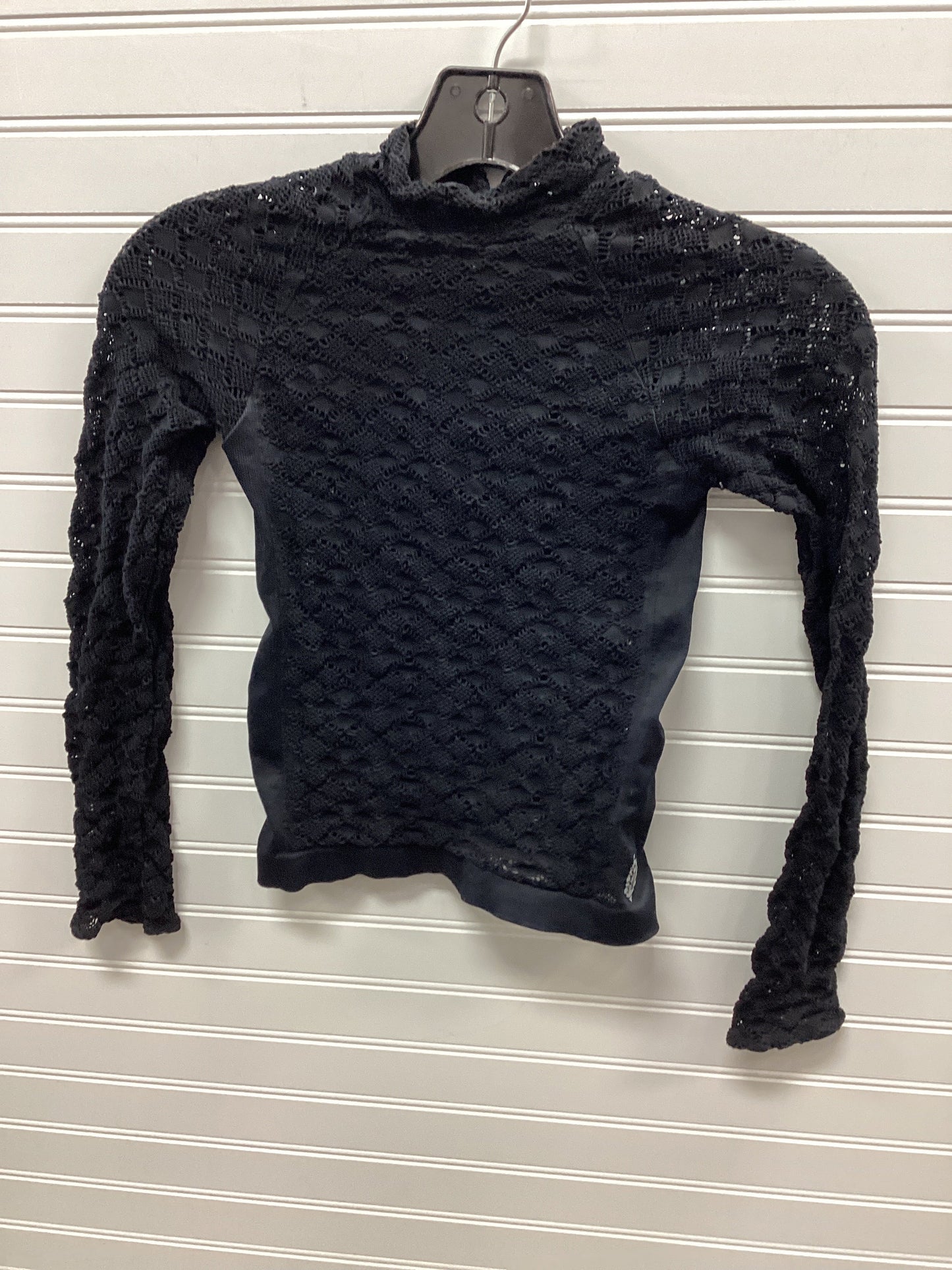 Blouse Ls By Free People In Black, Size:Xs