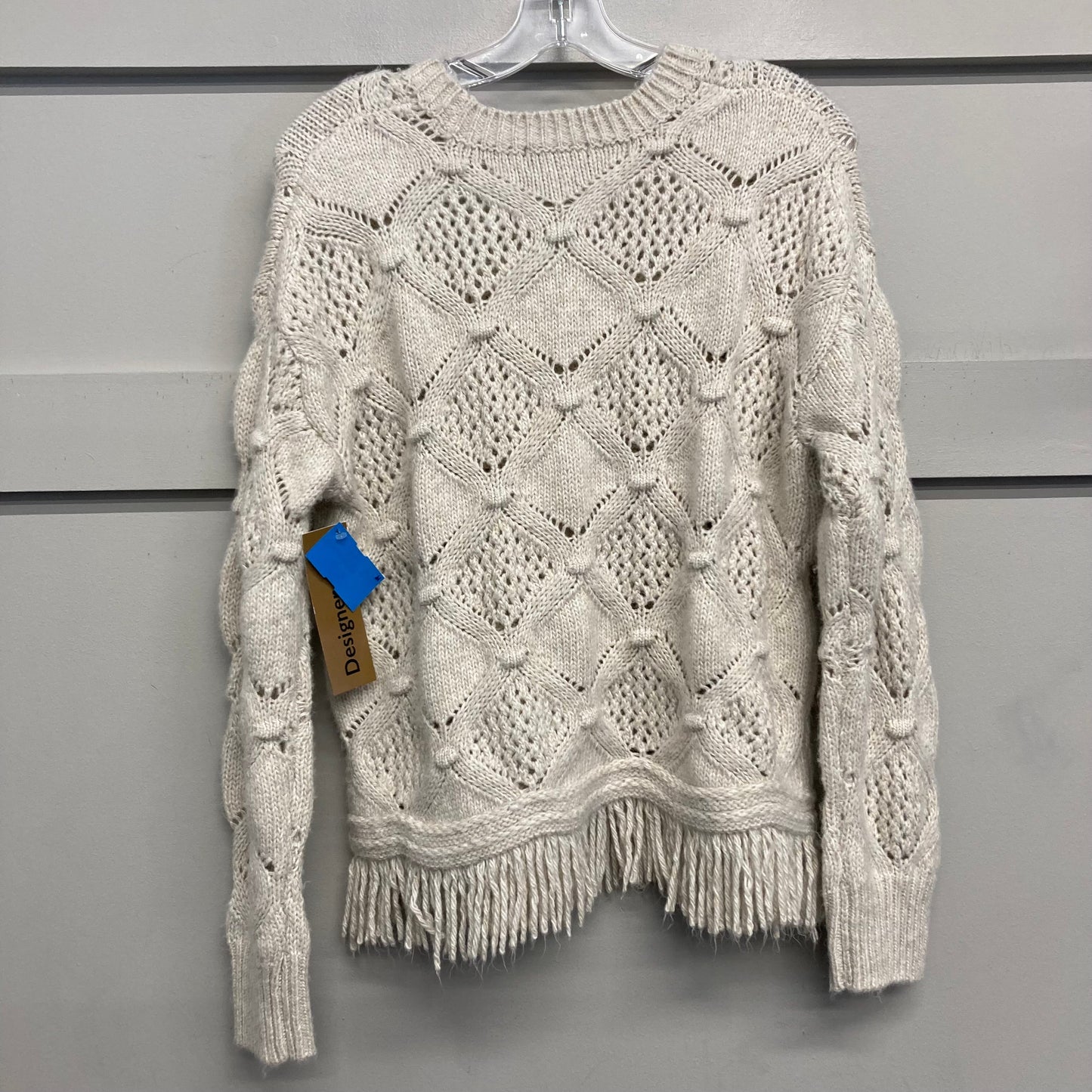 Sweater Designer By Frye In Beige, Size:S