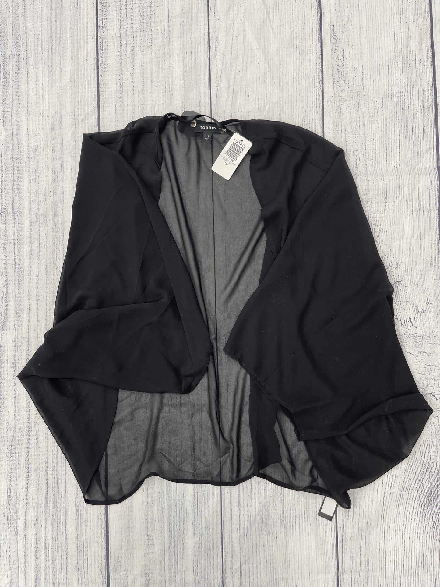 Cardigan By Torrid In Black, Size: 1x