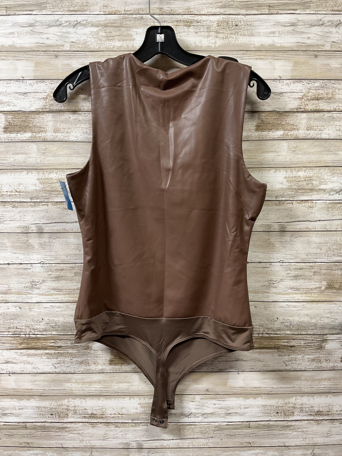 Bodysuit By Express In Brown, Size:L
