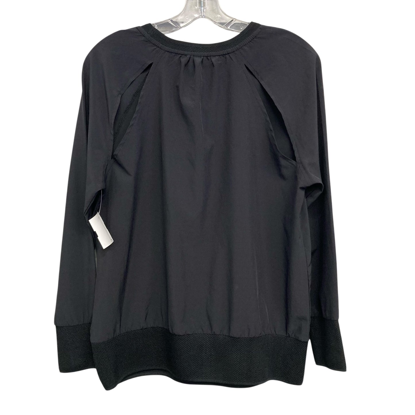 Athletic Top Ls Crewneck By Fabletics In Black, Size:S