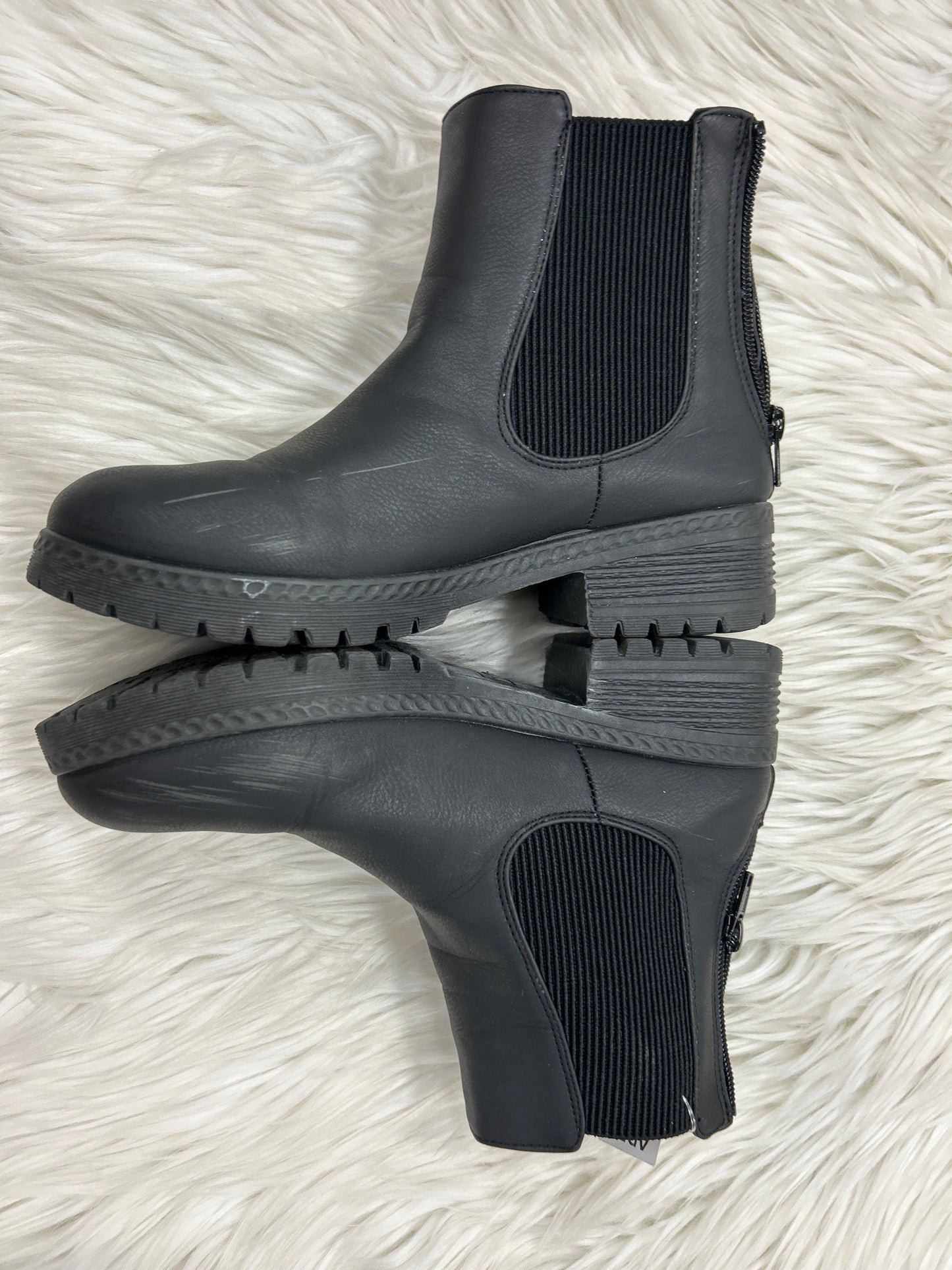 Boots Ankle Flats By Maurices In Black, Size:8