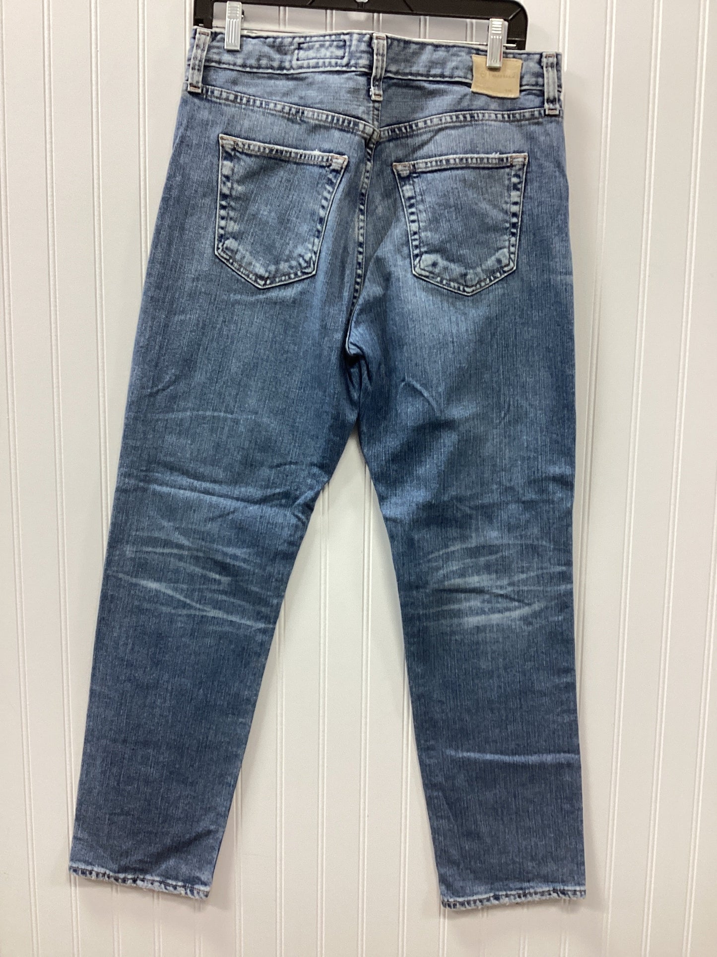 Jeans Straight By Adriano Goldschmied In Blue Denim, Size:6
