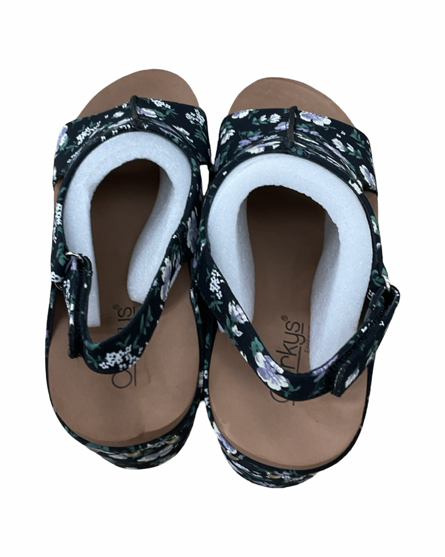 Shoes Heels Wedge By Corkys In Floral Print, Size:9