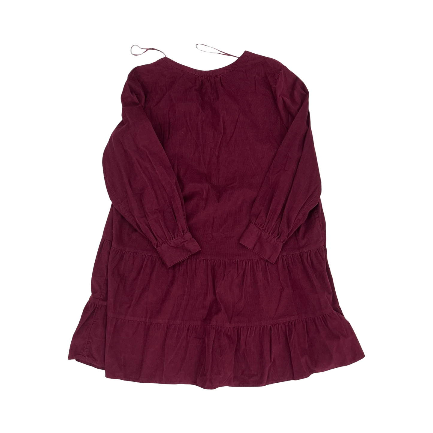Dress Casual Short By Time And Tru In Maroon, Size:22