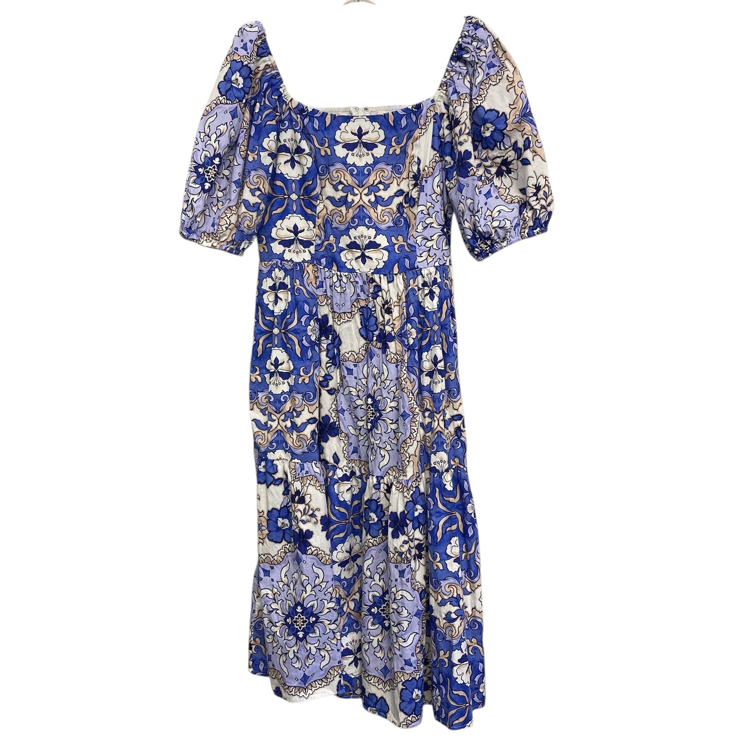 Dress Casual Maxi By Vince Camuto In Blue & White, Size:8