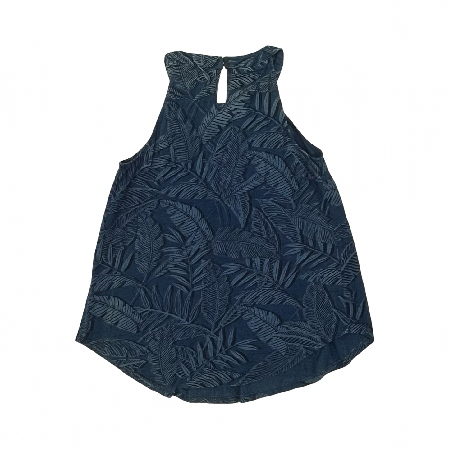 Blouse Sleeveless By Cable And Gauge In Navy, Size:S