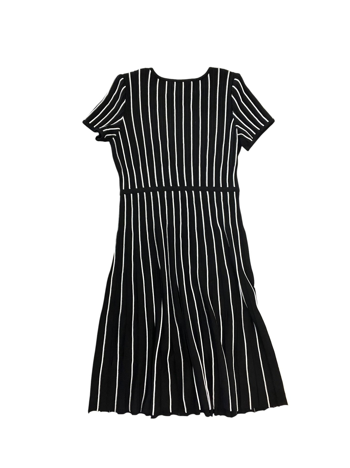 Dress Casual Midi By Ming Wang In Striped Pattern, Size:M