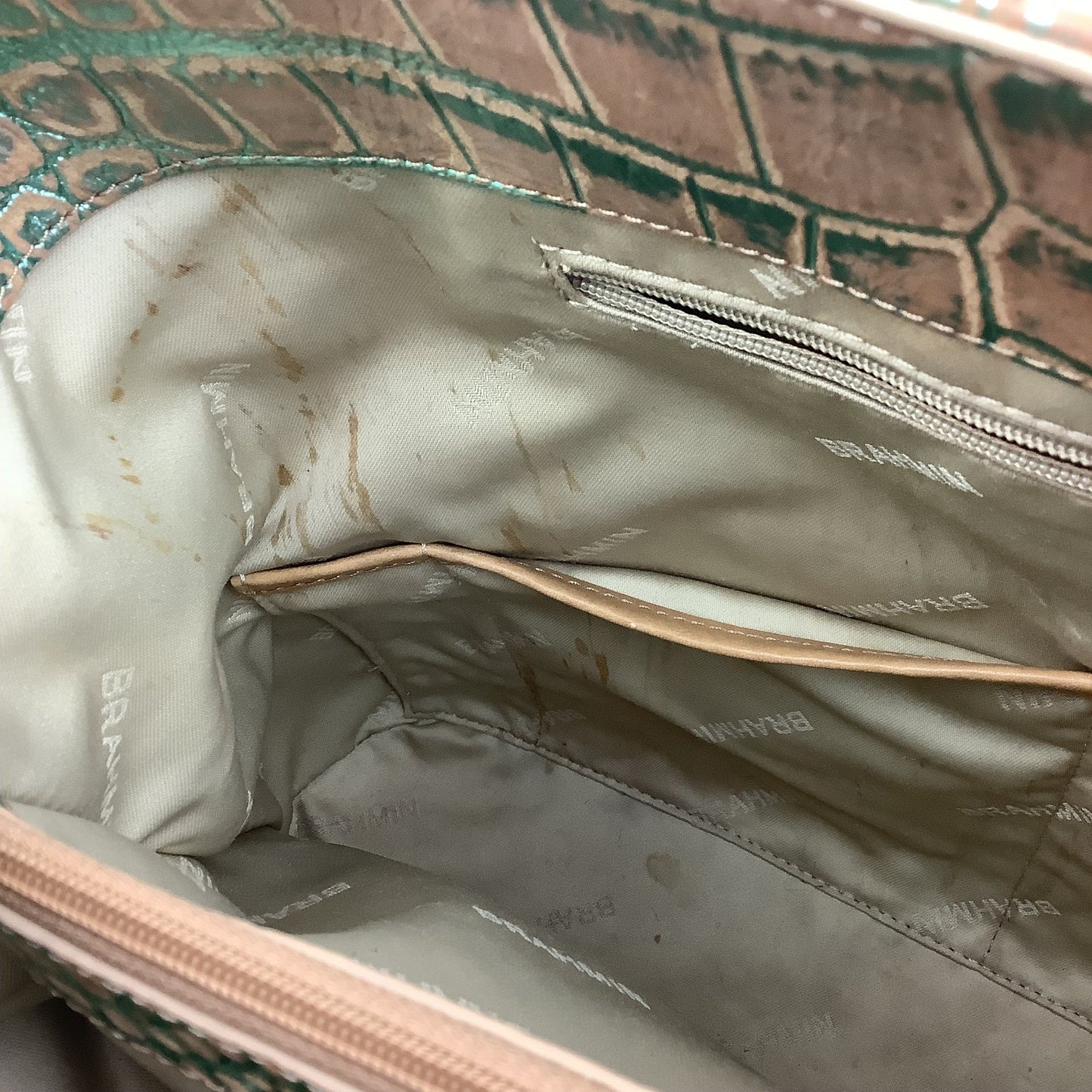 Handbag Designer By Brahmin, Size: Medium