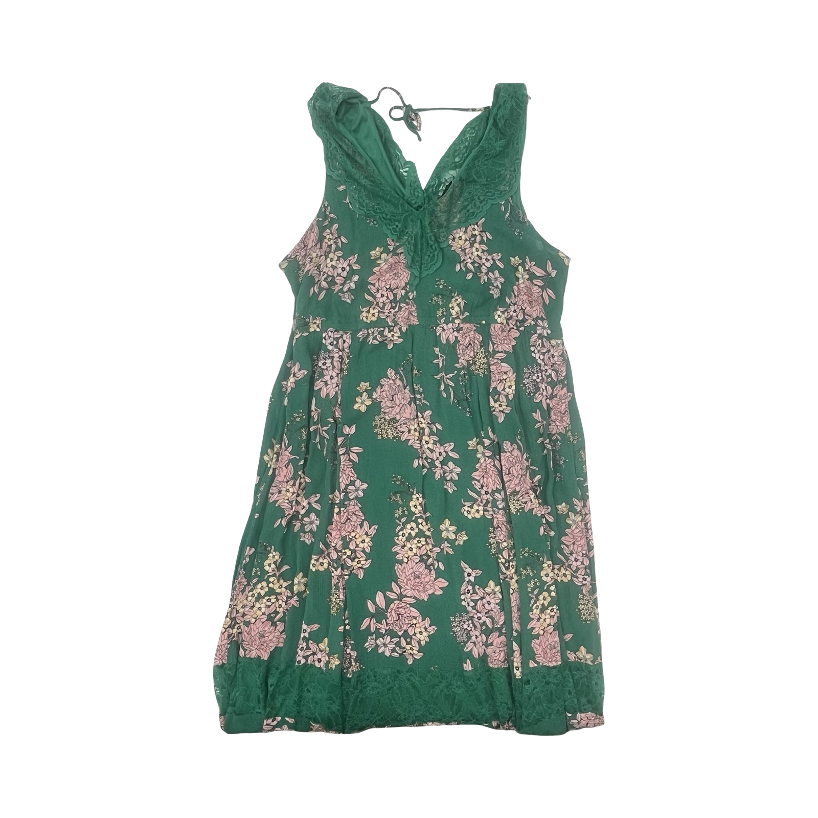 Dress Party Long By Torrid In Green & Pink, Size:4X Dress Party Long By Torrid In Green & Pink, Size:4X