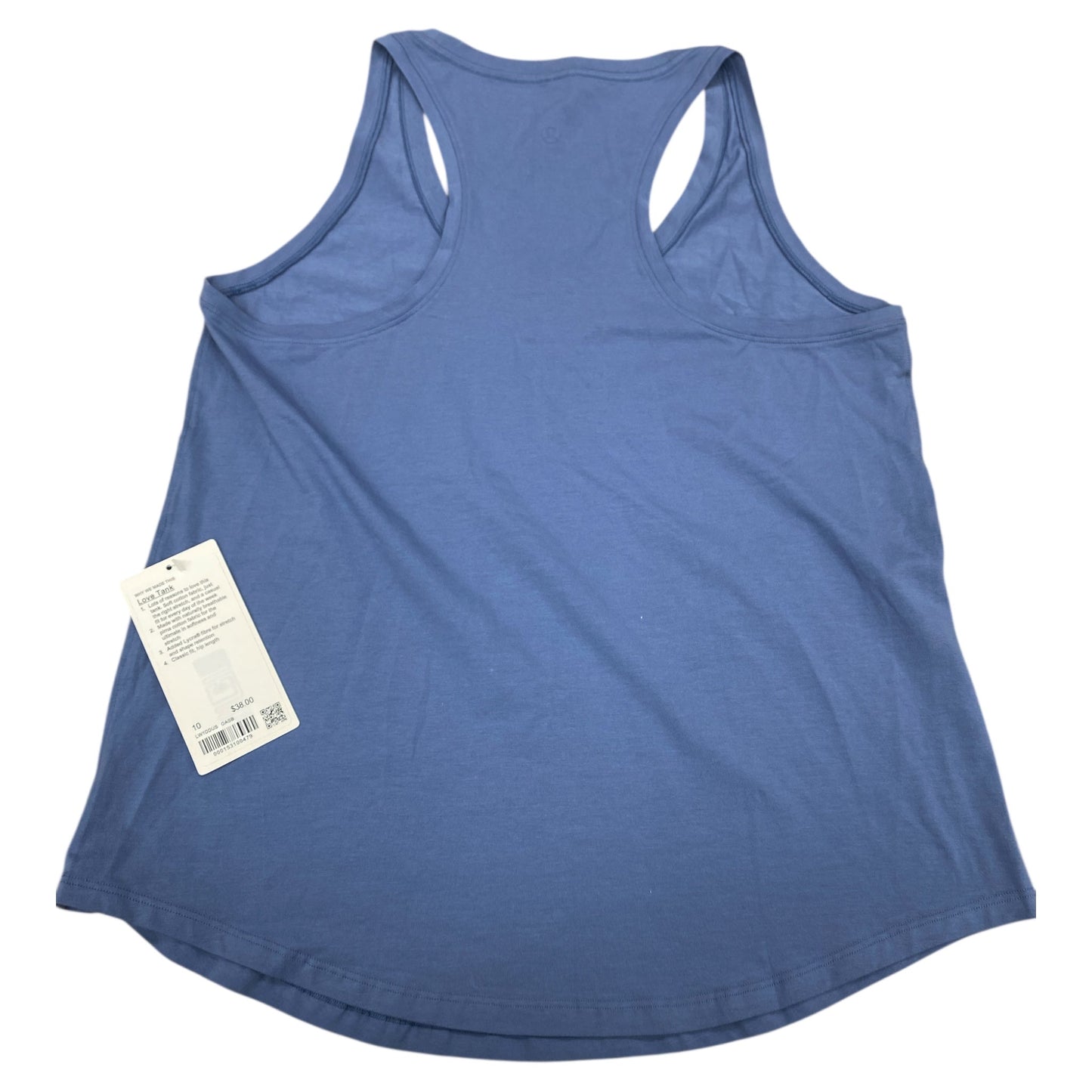 Athletic Tank Top By Lululemon In Blue, Size:10