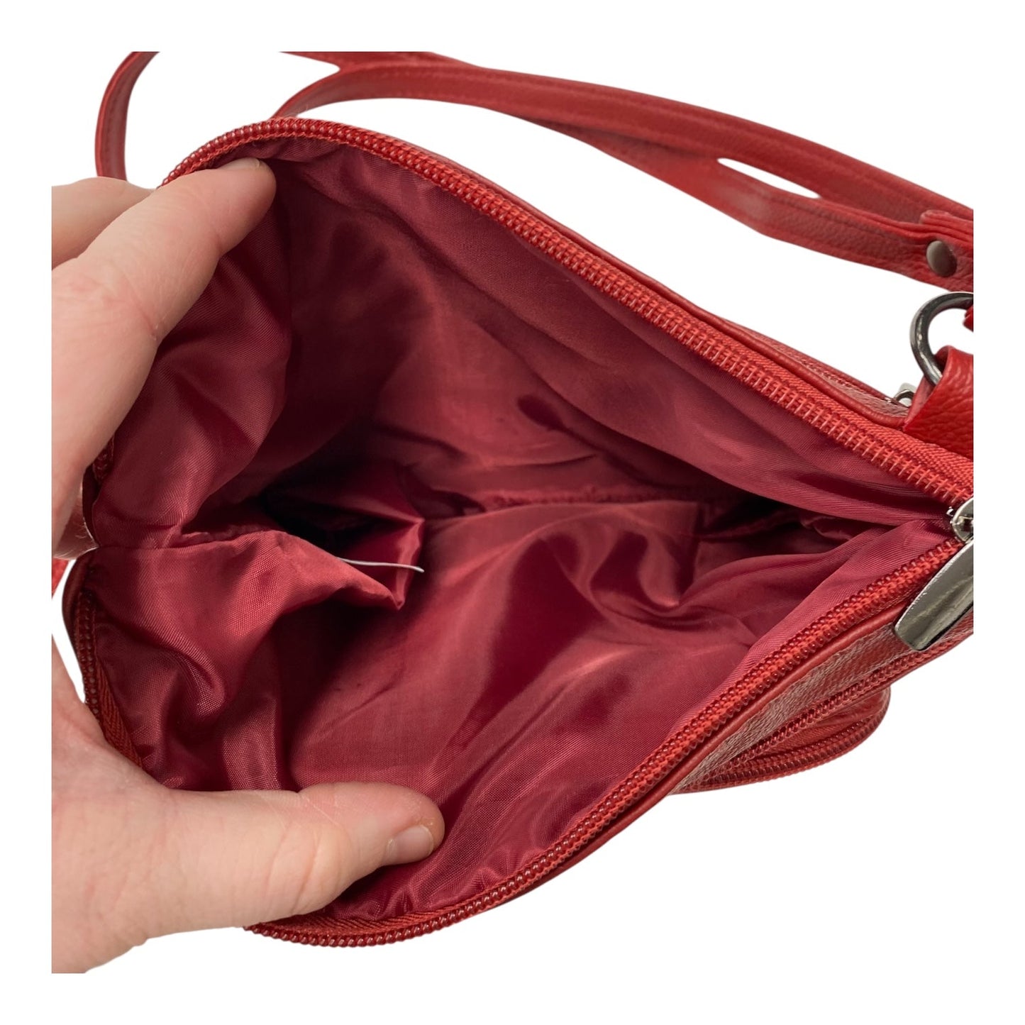 Crossbody By Clothes Mentor In Red, Size:Small