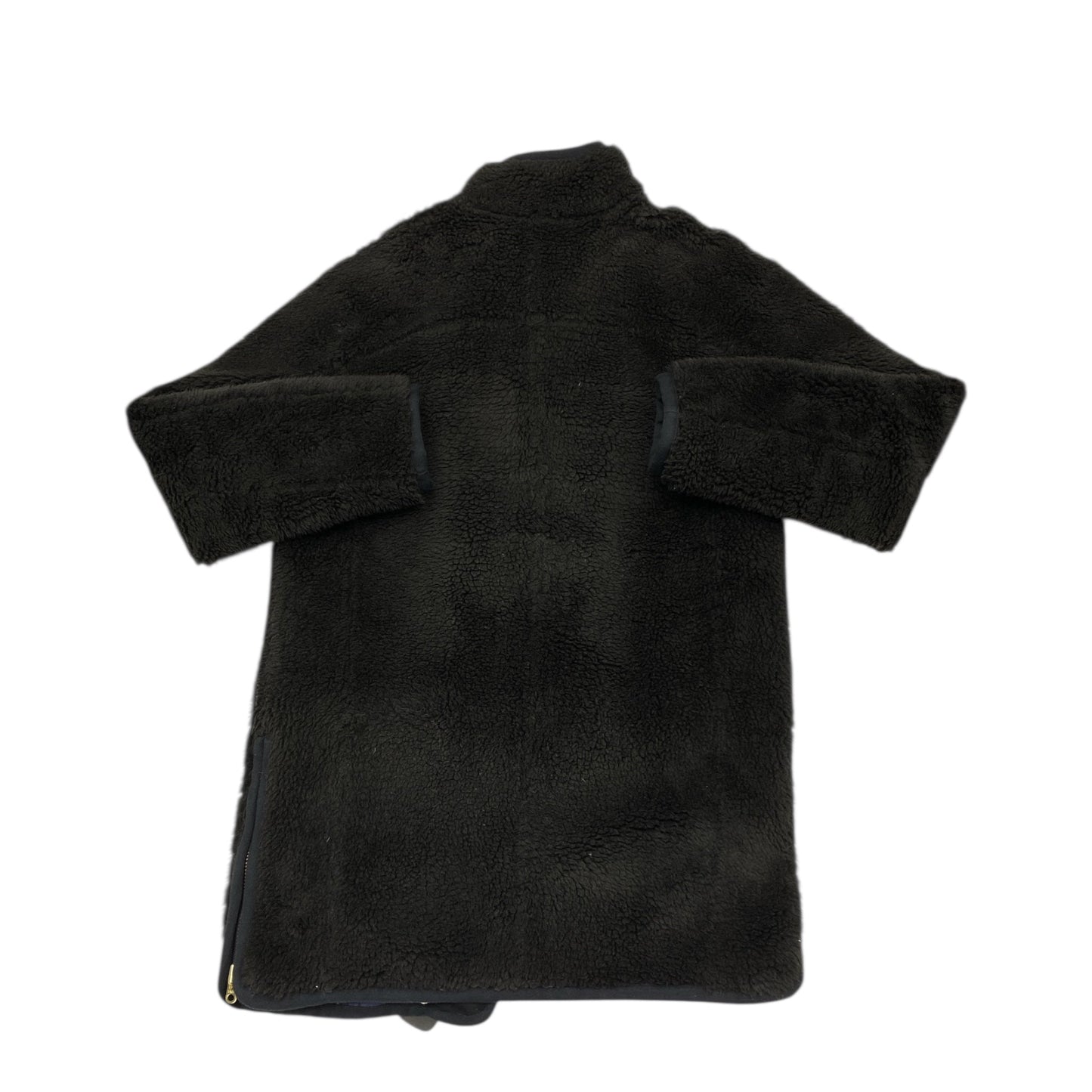 Coat Faux Fur & Sherpa By J. Crew In Black, Size:Xs