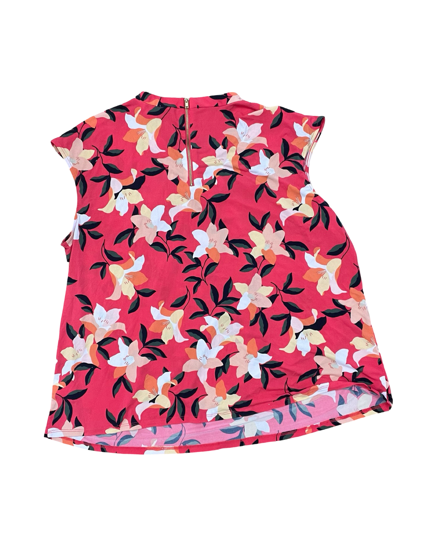Top Sleeveless By Liz Claiborne In Pink, Size:1X