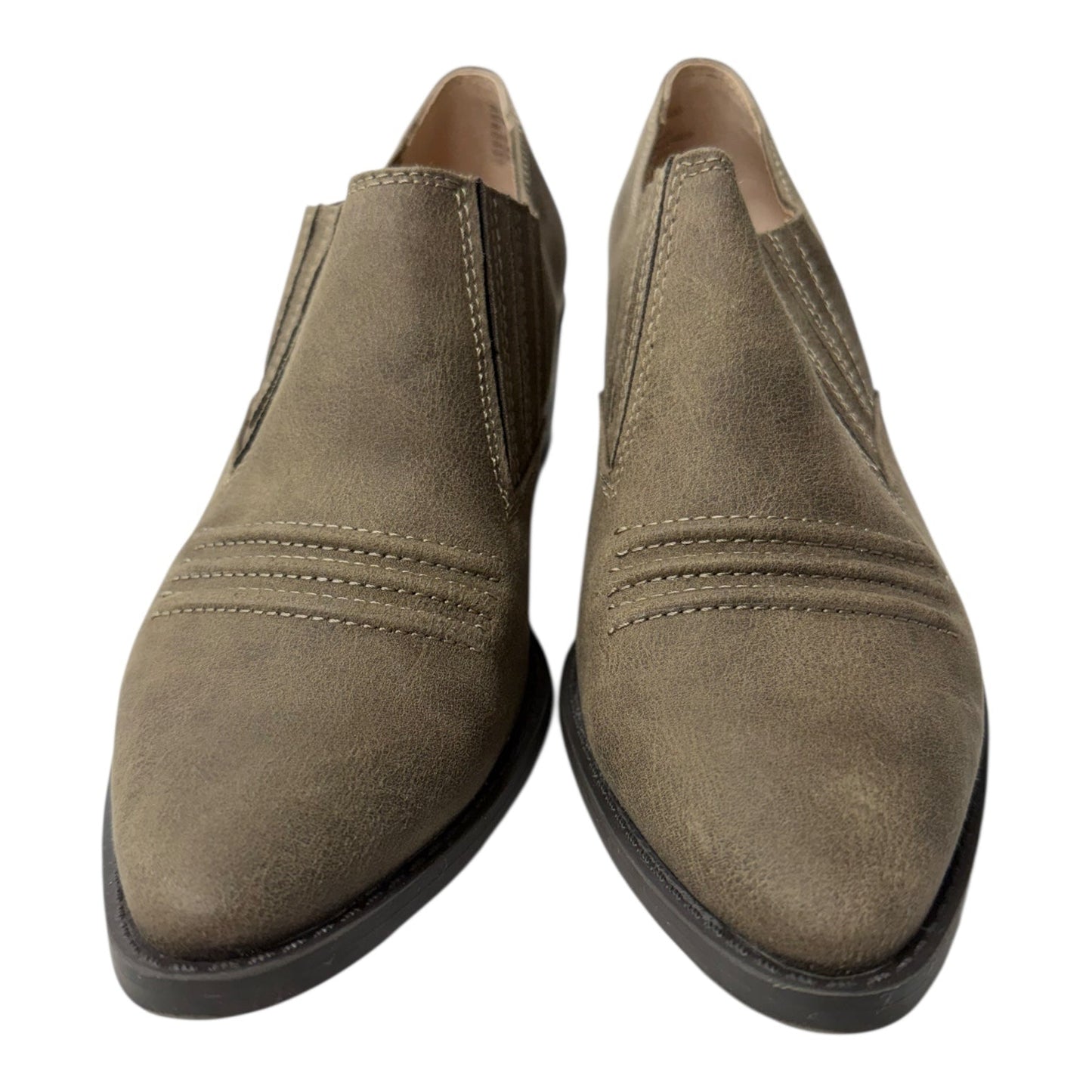 Boots Ankle Flats By White Mountain In Beige, Size:8