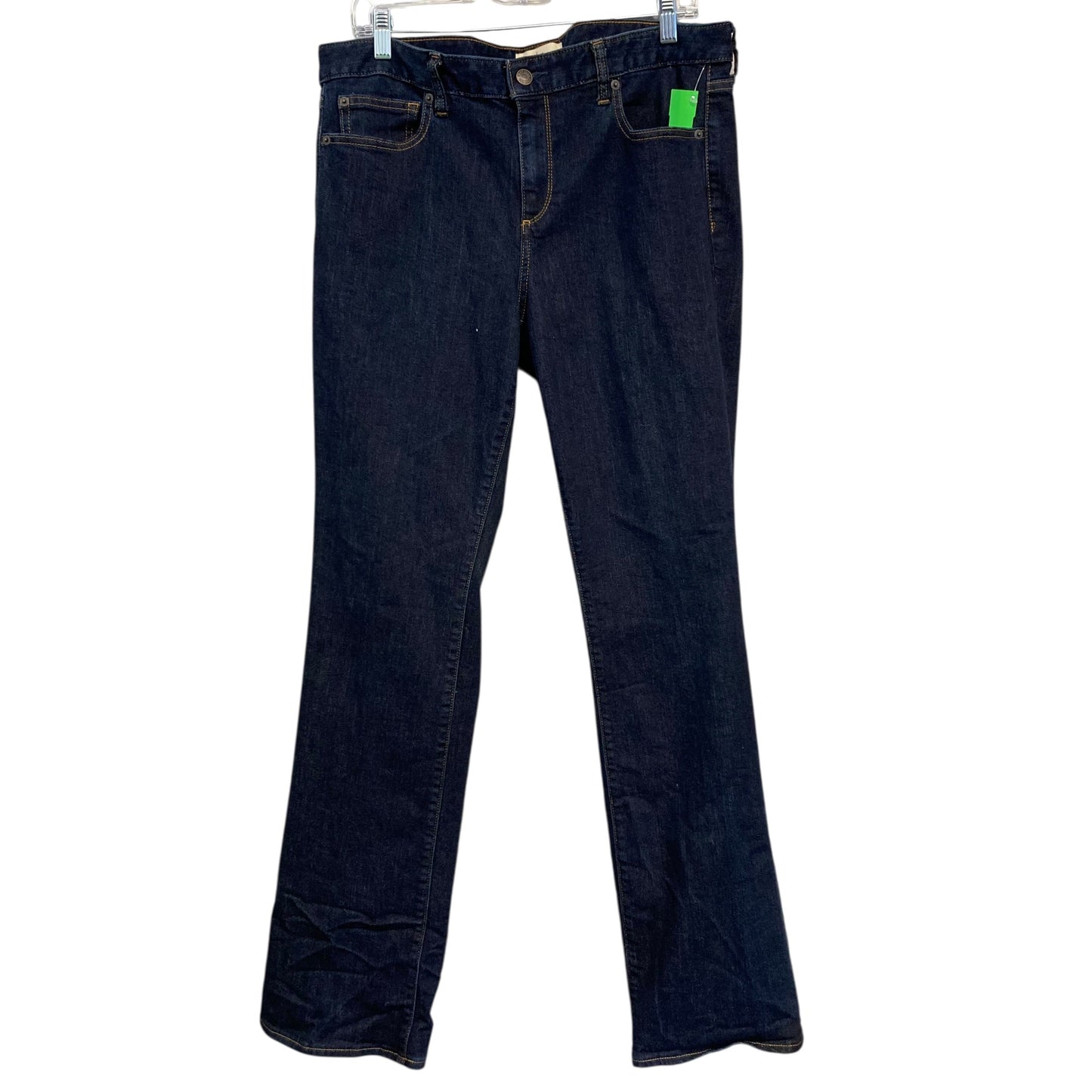 Jeans Boot Cut By Gap In Blue Denim, Size:14