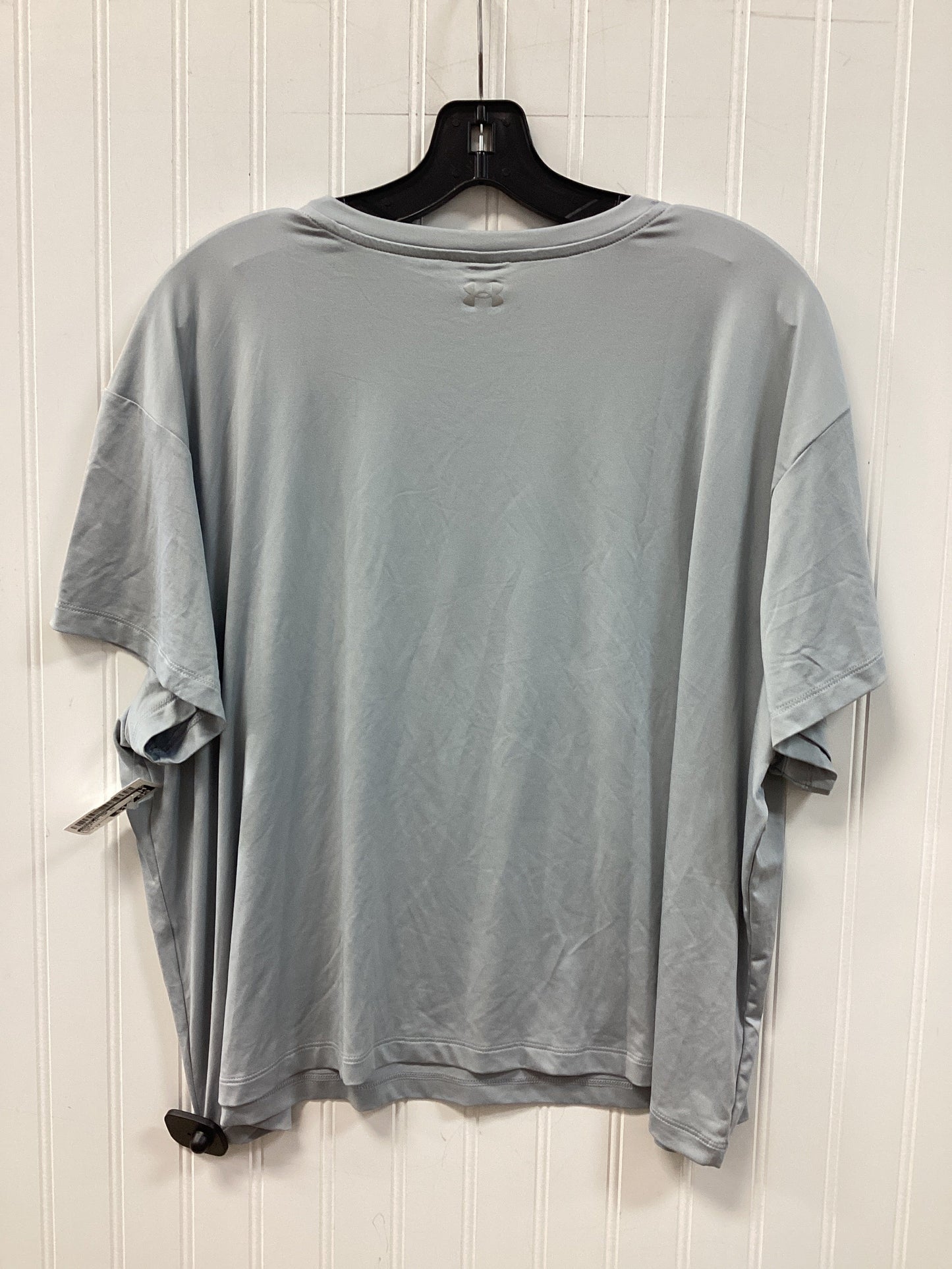Athletic Top Ss By Under Armour In Grey, Size:1X NWT