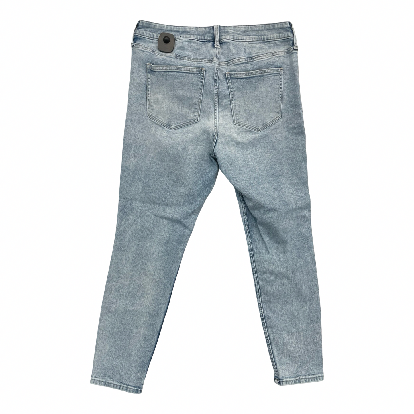 Jeans Skinny By Gap In Blue Denim, Size:14