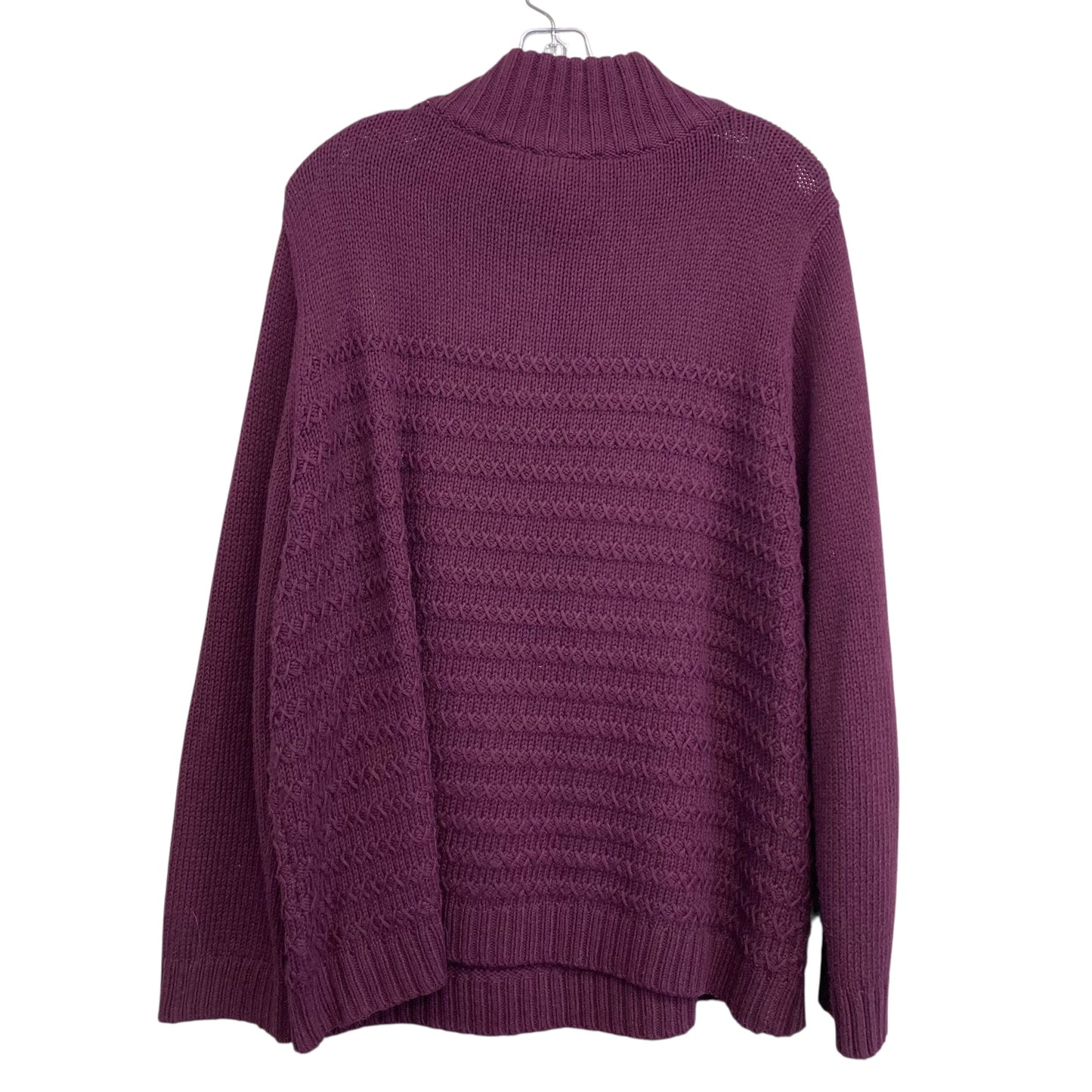 Sweater By Talbots In Purple, Size:3X
