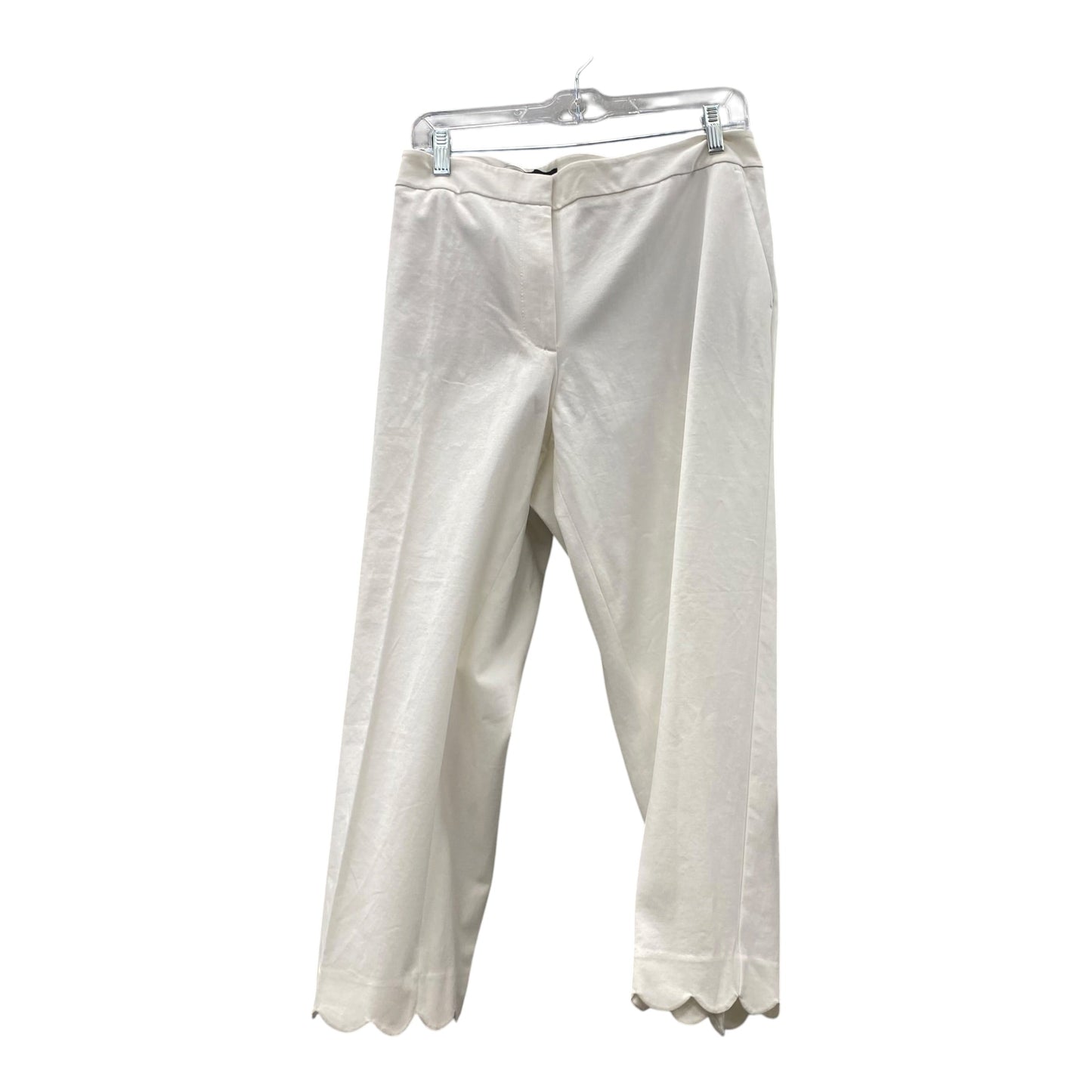 Pants Cropped By Talbots In White, Size:16