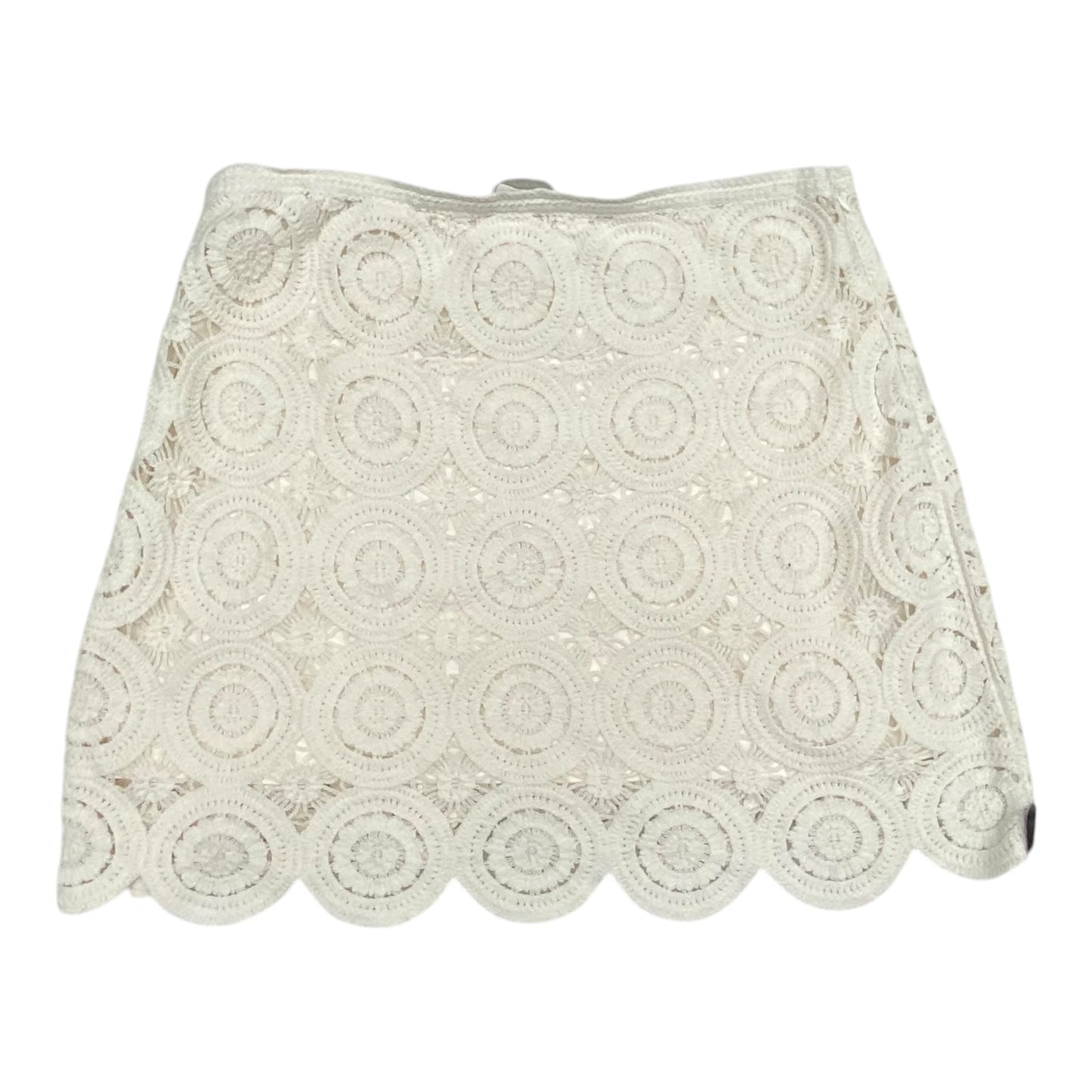 Skirt Midi By Abercrombie And Fitch In Cream, Size:Xl