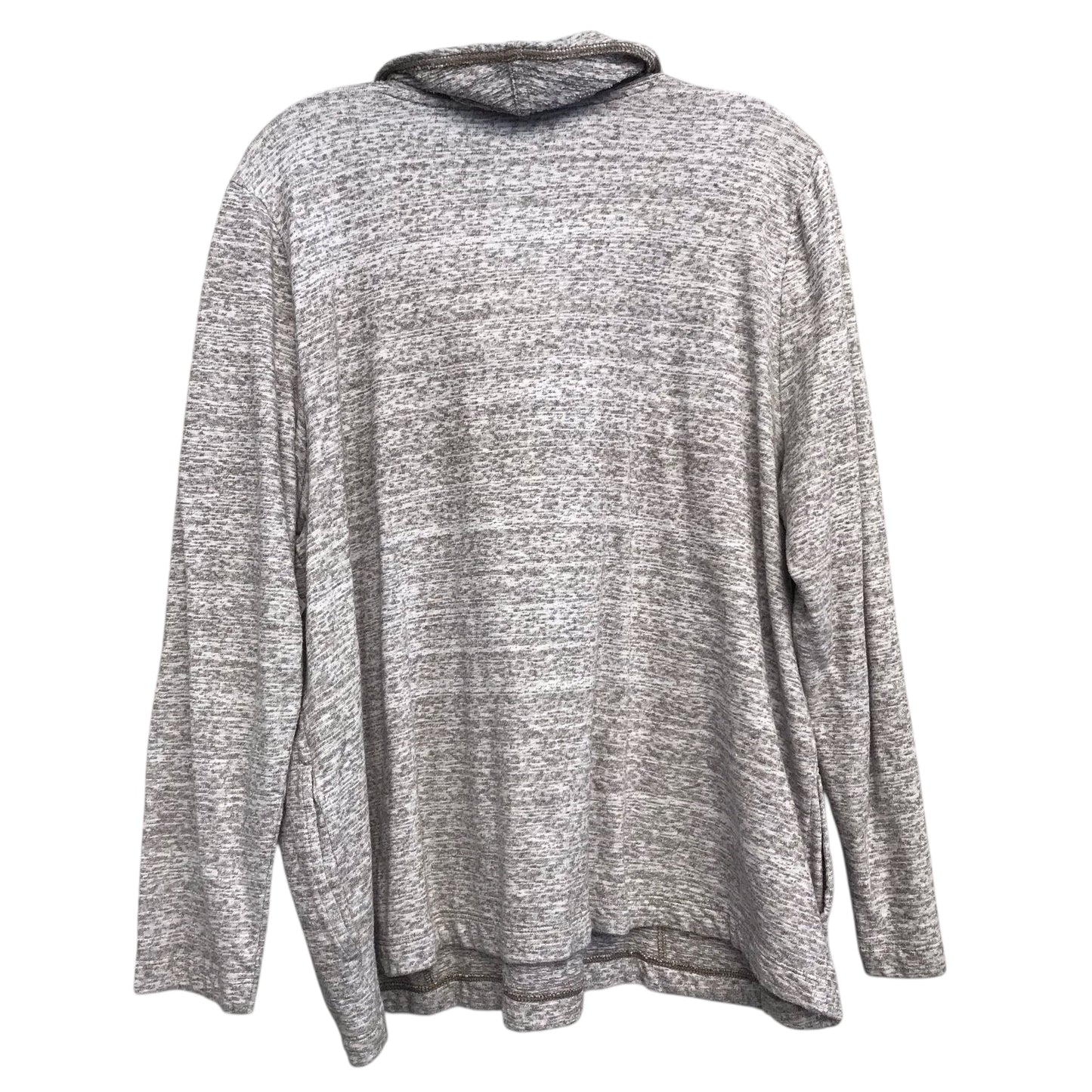 Top Ls By Pure Jill In Grey & Taupe, Size:Xl