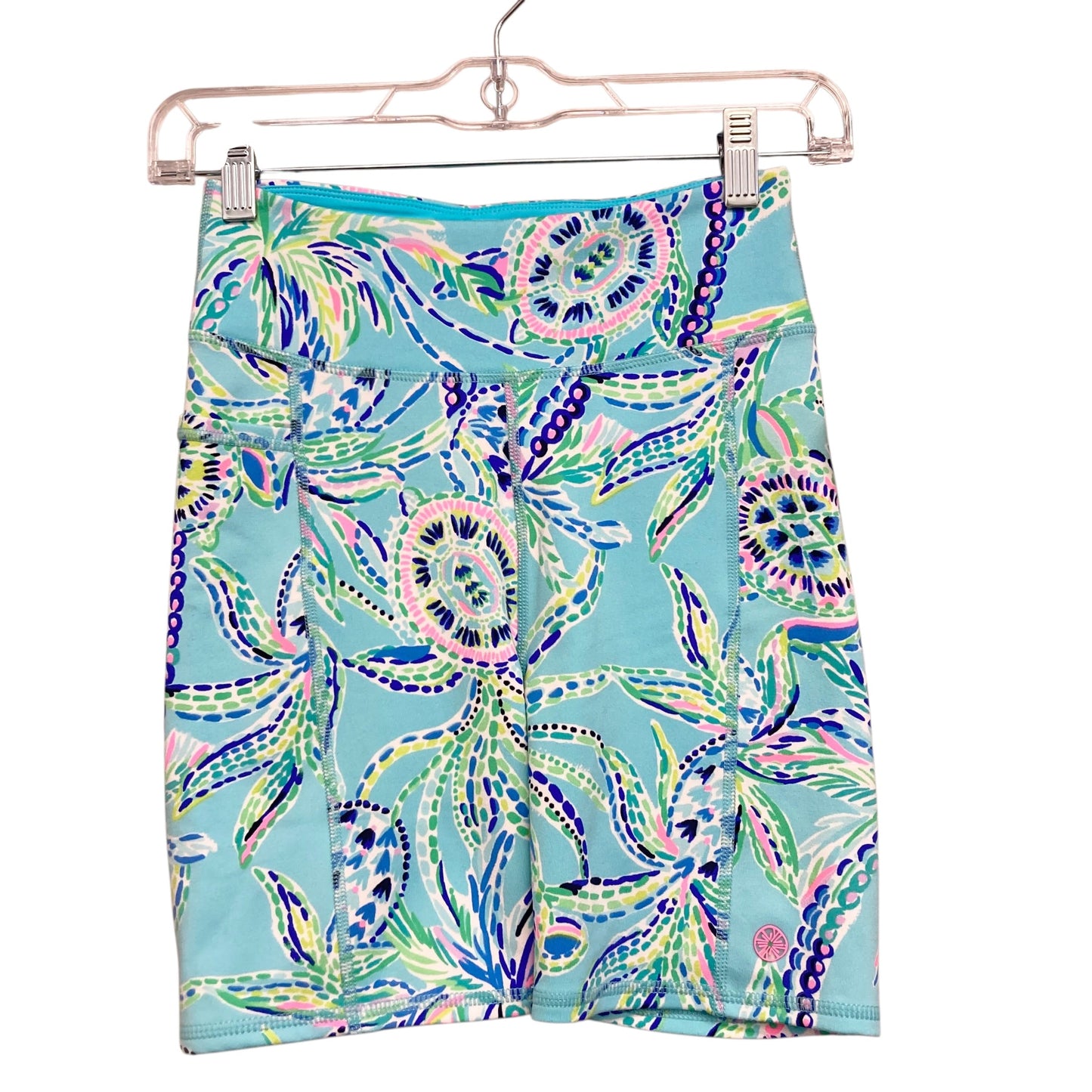 Athletic Shorts Designer By Lilly Pulitzer In Teal, Size:0