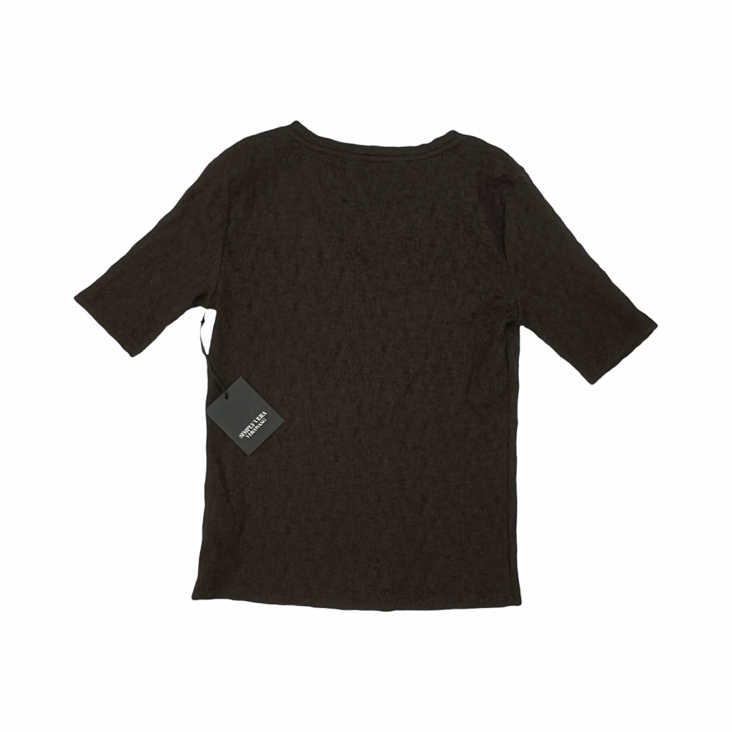 Top Ss By Simply Vera In Brown, Size:Xs