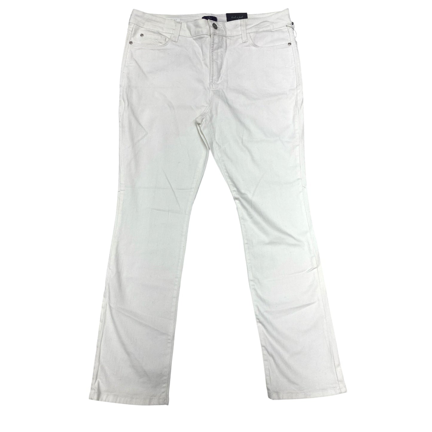Jeans Straight By Not Your Daughters Jeans In White, Size:14