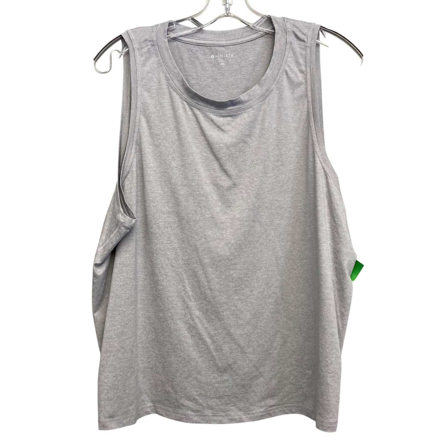 Athletic Tank Top By Athleta In Grey, Size: 2x