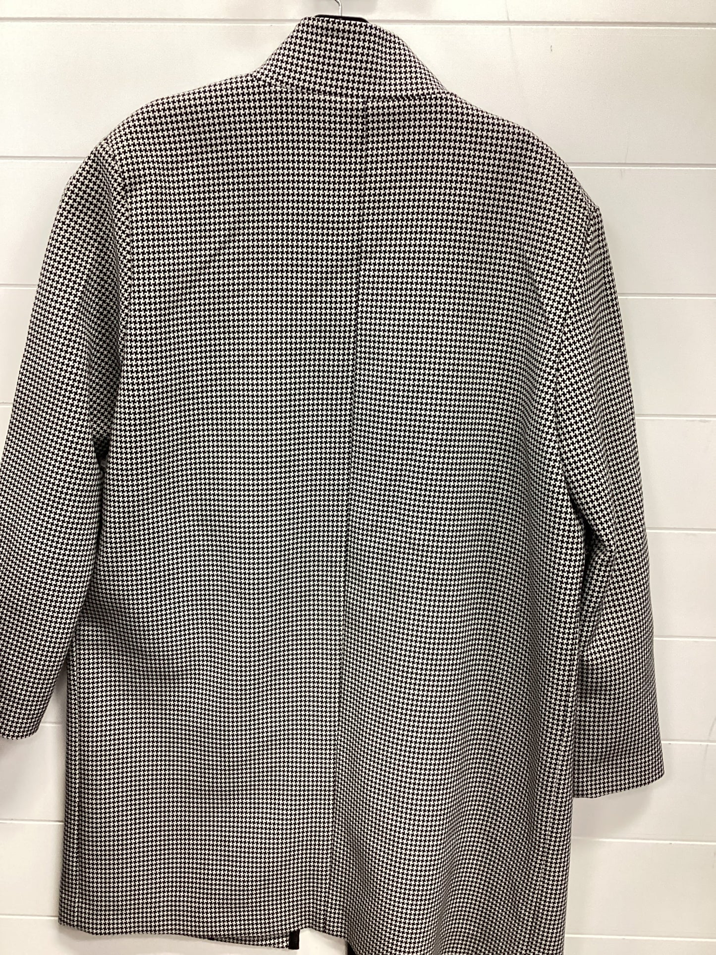 Coat Peacoat By Express In Black & White, Size:S