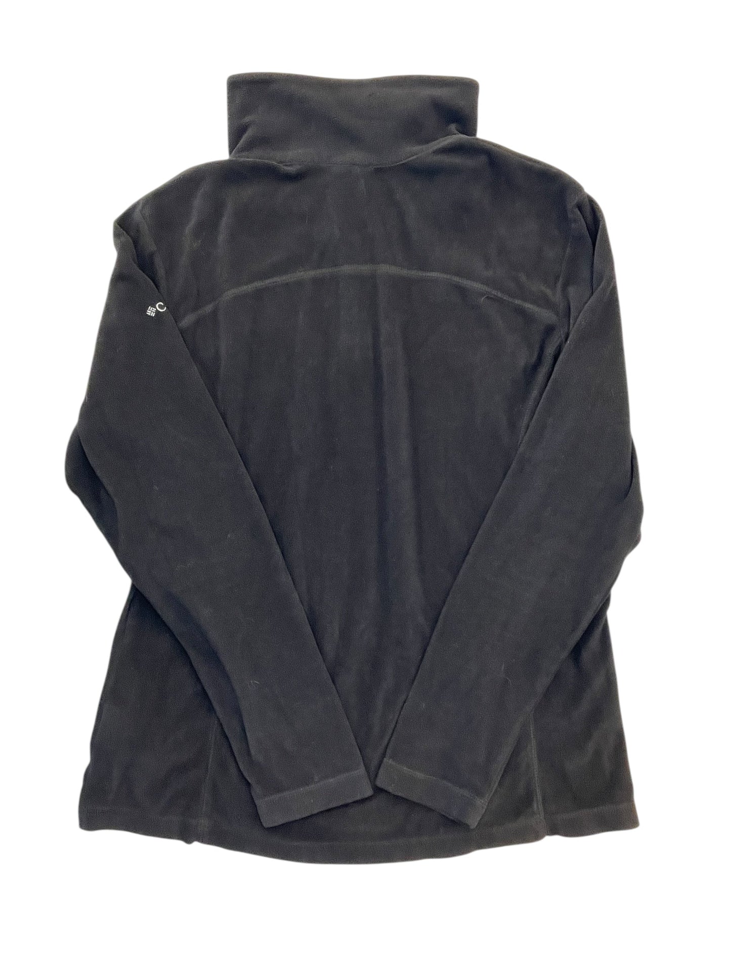 Athletic Top Ls Collar By Columbia In Black, Size:Xl