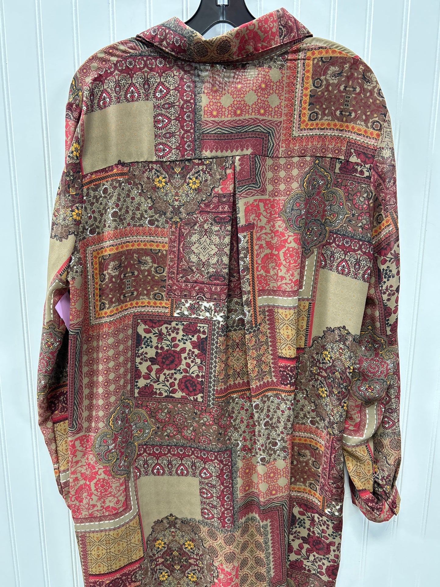 Dress Casual Maxi By Kaktus In Brown, Size:1X