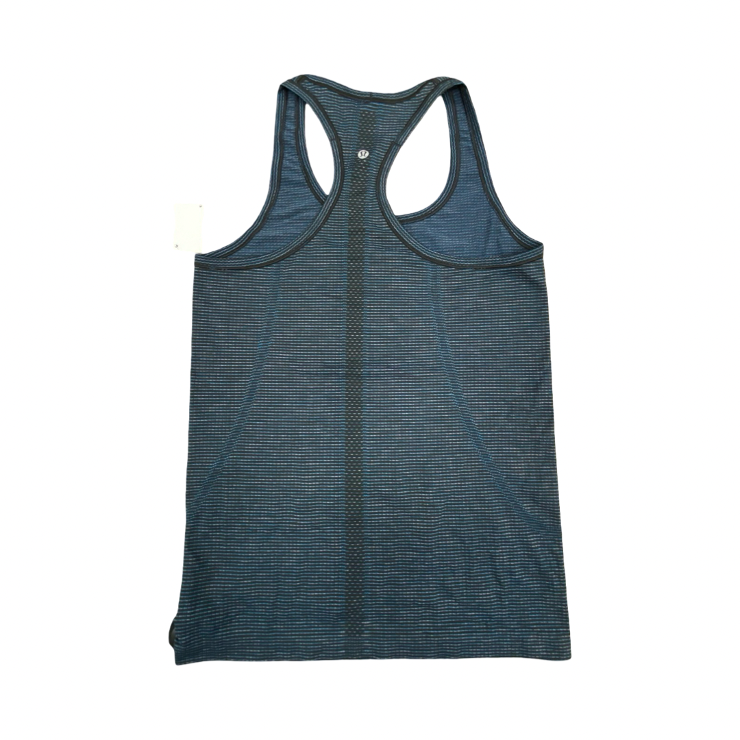 Athletic Tank Top By Lululemon In Black & Blue, Size:S