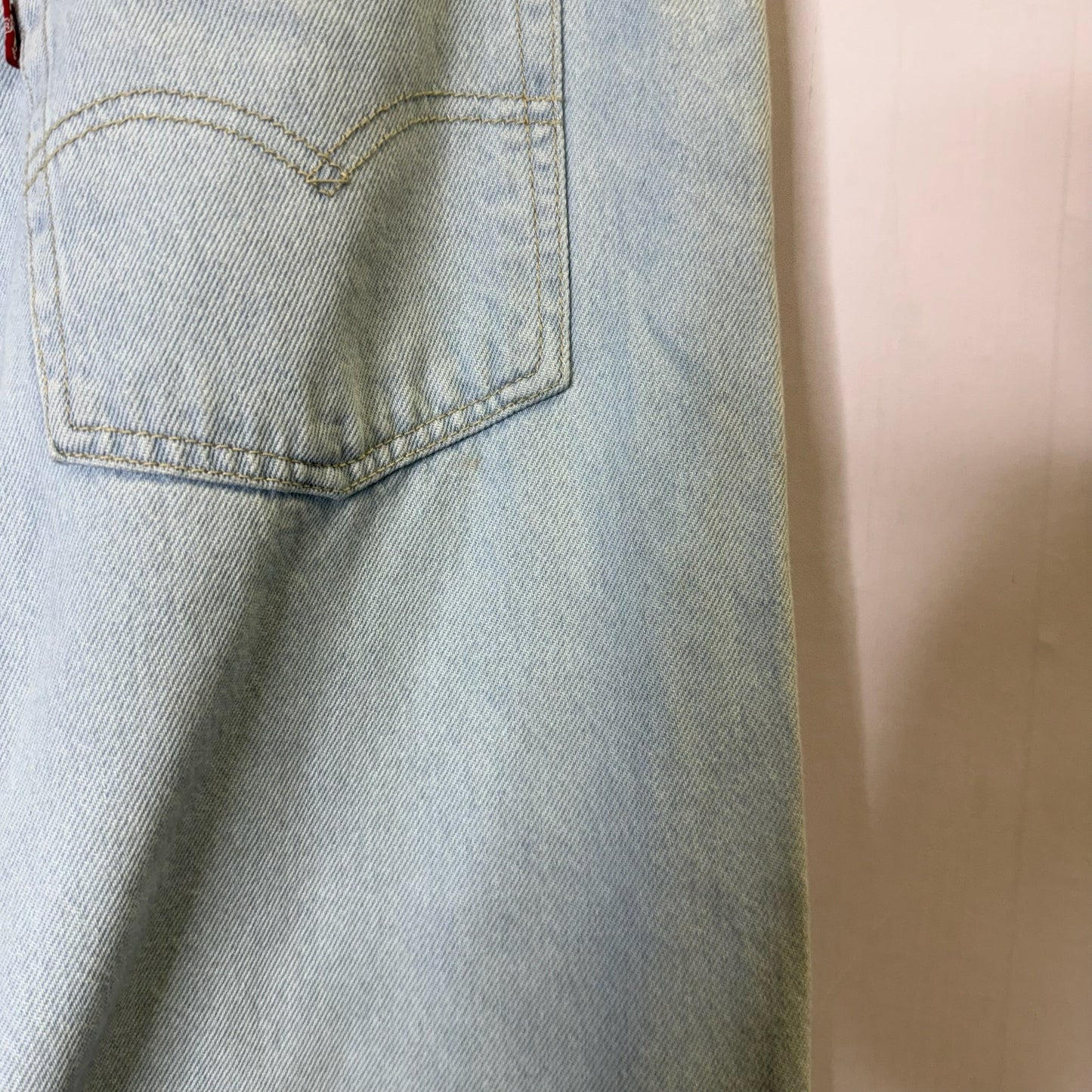 Jeans Wide Leg By Levis In Blue, Size: 12