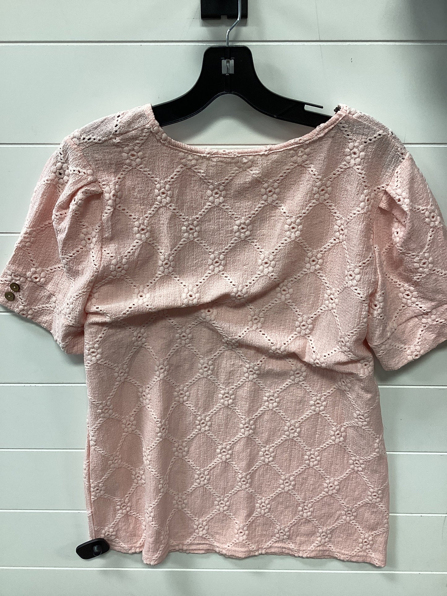 Top Ss By Clothes Mentor In Pink, Size:L