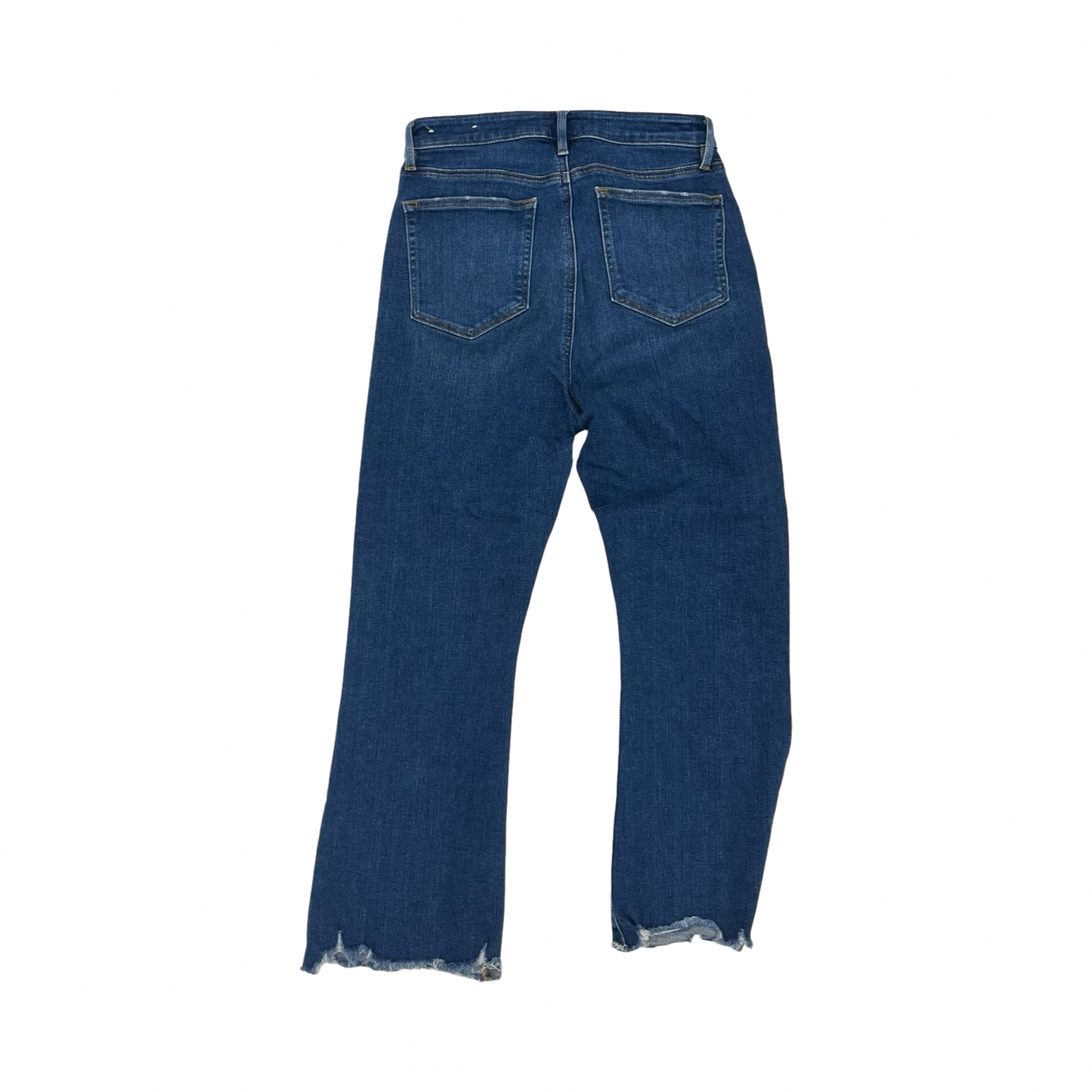 Jeans Cropped By Loft In Blue Denim, Size:8