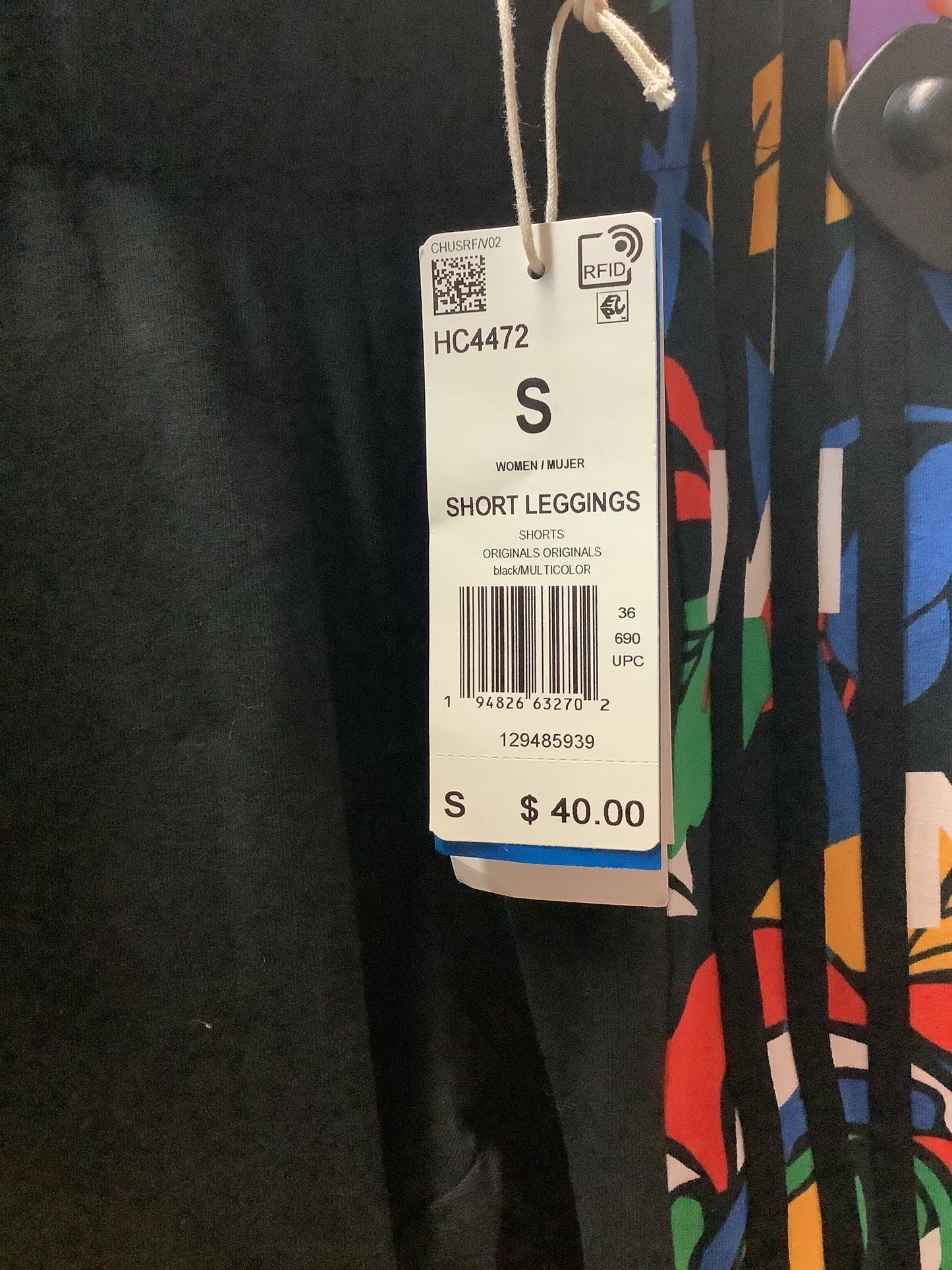 Athletic Shorts By Adidas In Black, Size: S