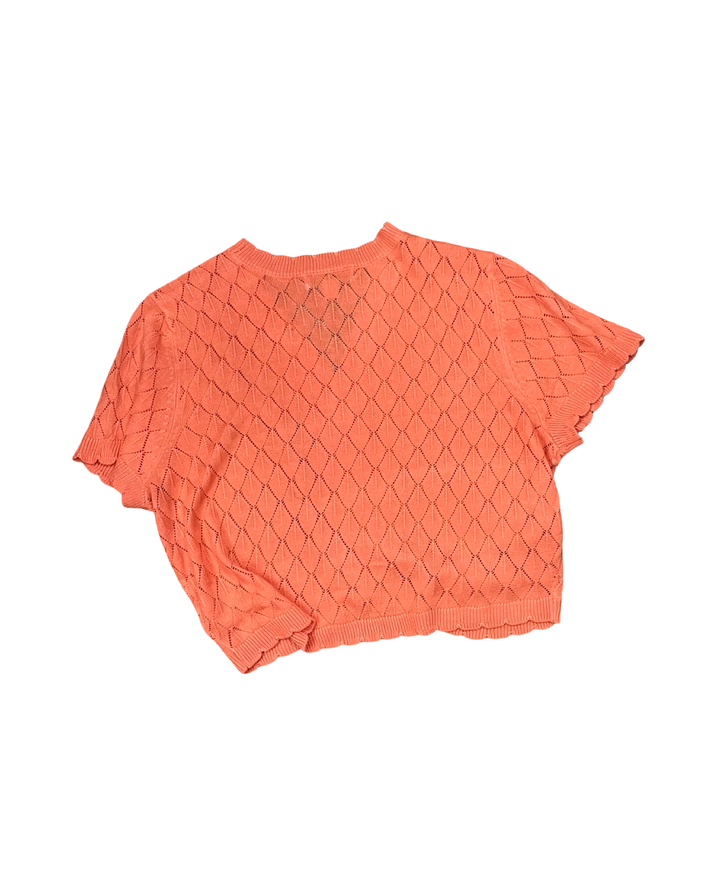 Cardigan By Clothes Mentor In Orange, Size:L