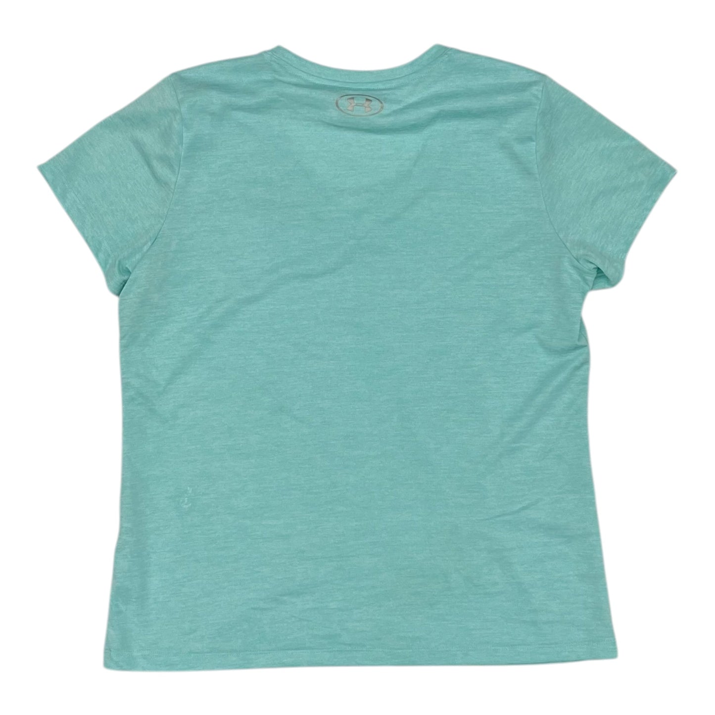 Athletic Top Ss By Under Armour In Aqua, Size:L